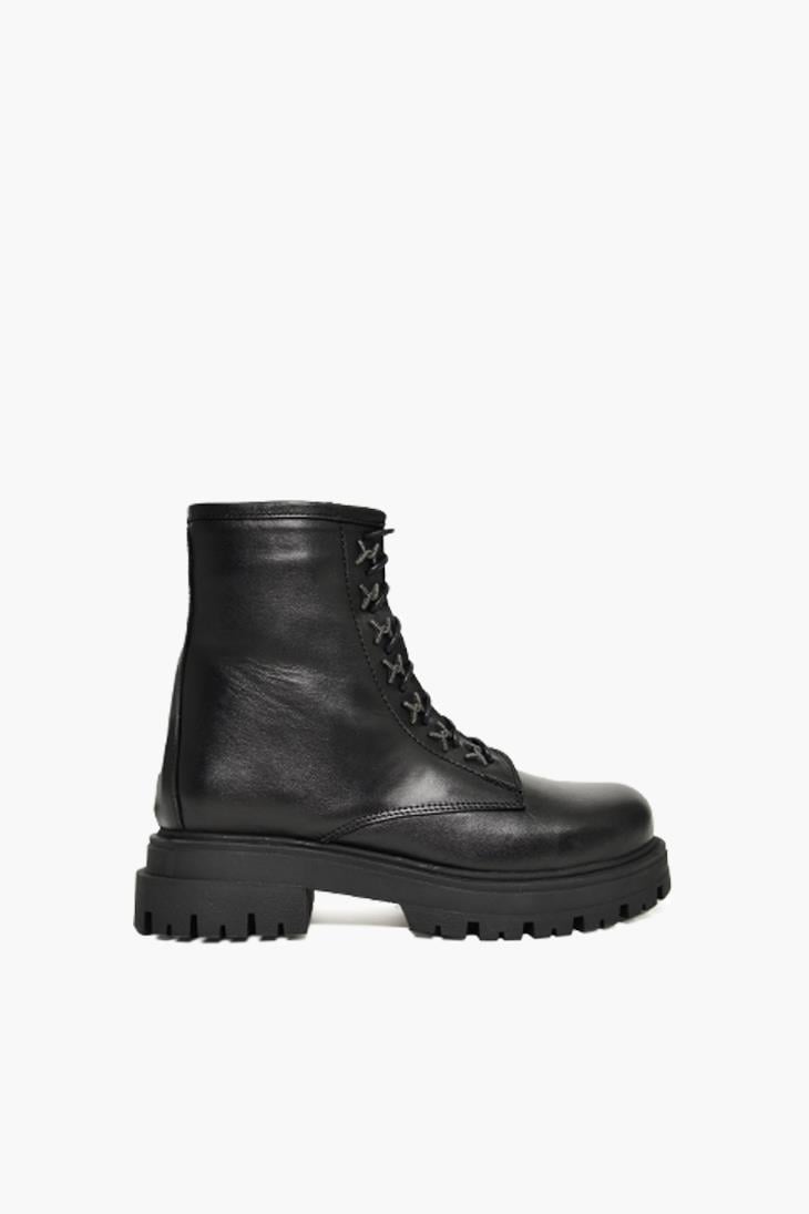 SHOES&MORELAROWLAROW - Siyah Deri - Bot