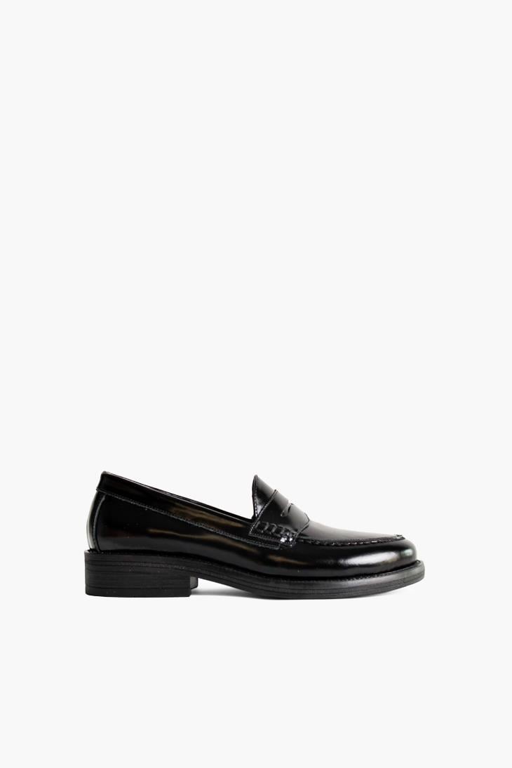 SHOES&MORECLAXCLAX - Siyah Açma Deri - Loafer
