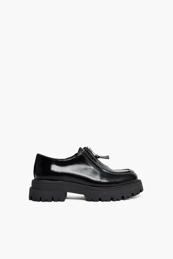 SHOES&MOREELIAELIA - Siyah Açma Deri - Loafer