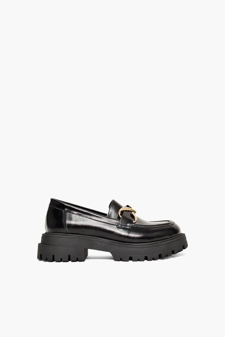 SHOES&MOREPATRICEPATRICE - Siyah Açma Deri - Loafer