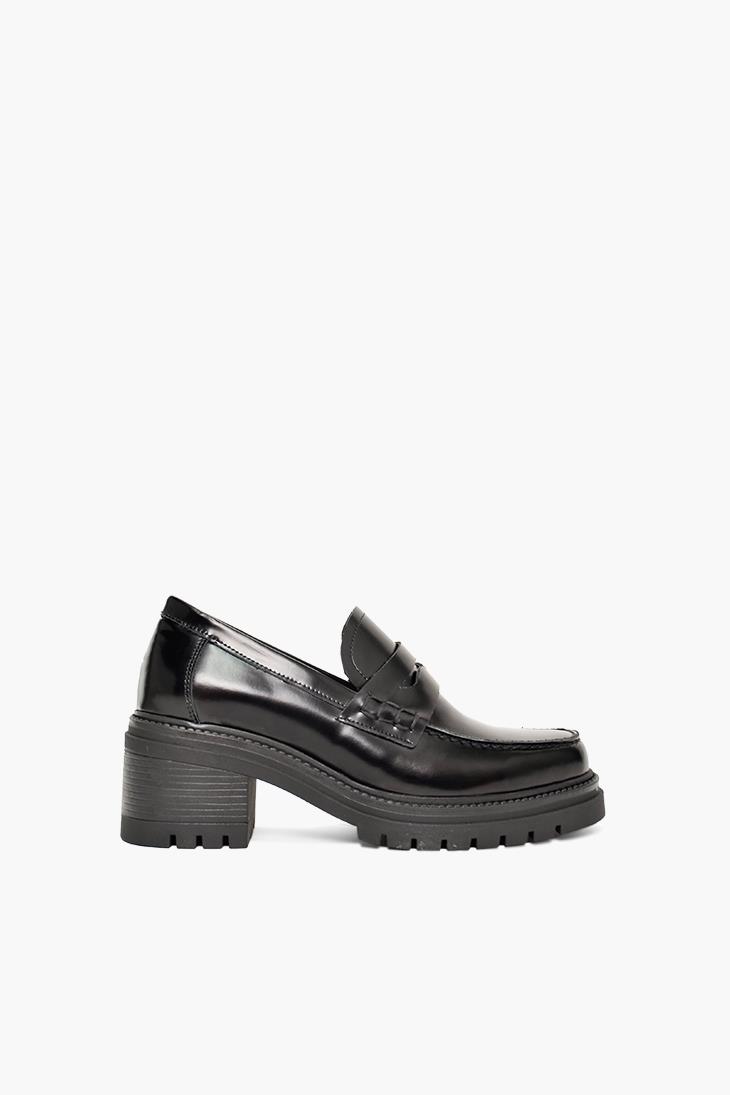 SHOES&MORETESYATESYA - Siyah Açma Deri - Loafer