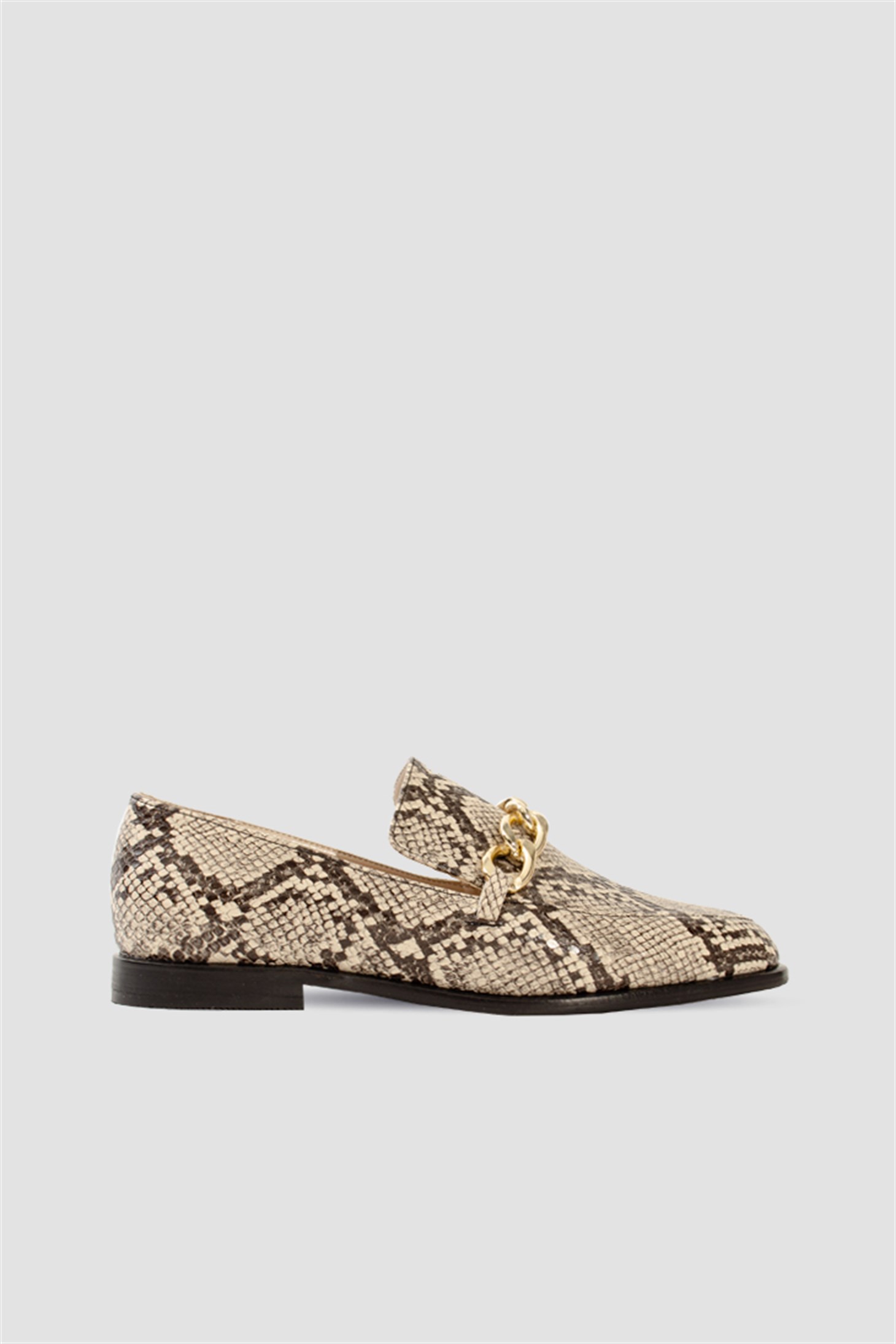 LOFFEX - Naturel Yılan - Loafer