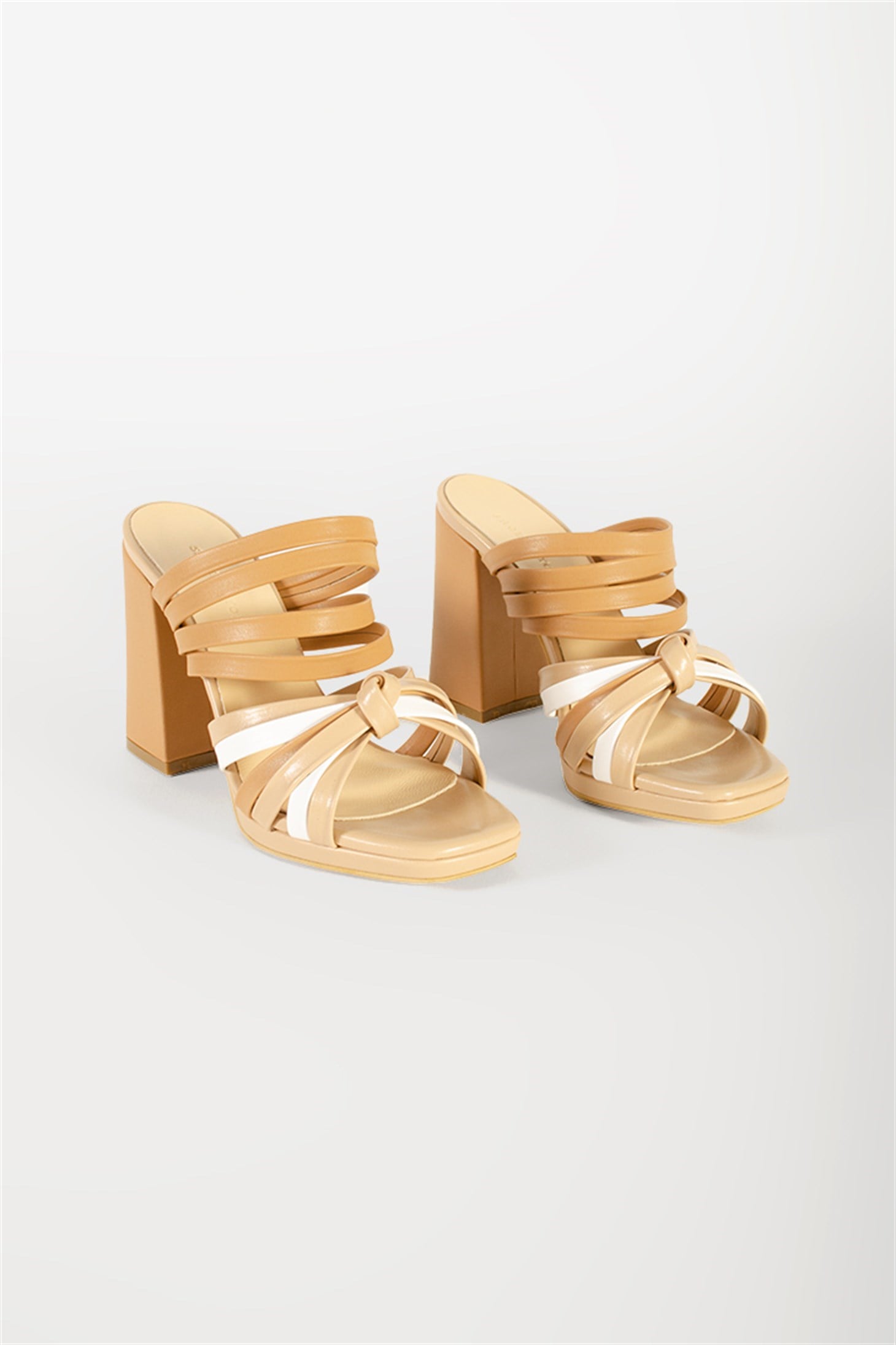 MIRA - Pastel Multi - Blok Topuk
