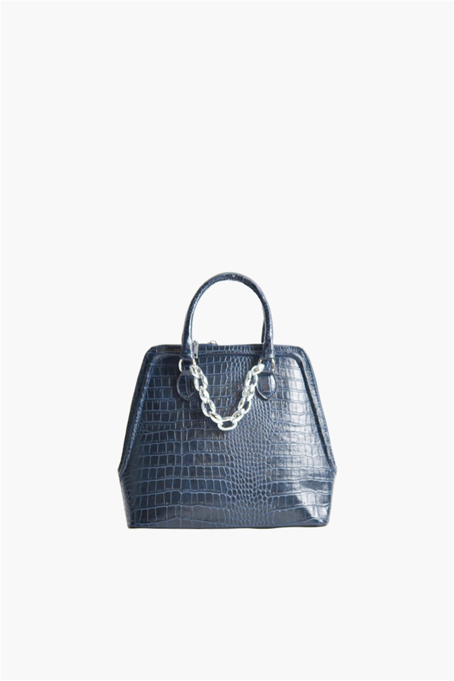 SHOES&MOREREFILAREFILA - Lacivert Croco - Omuz Çantası