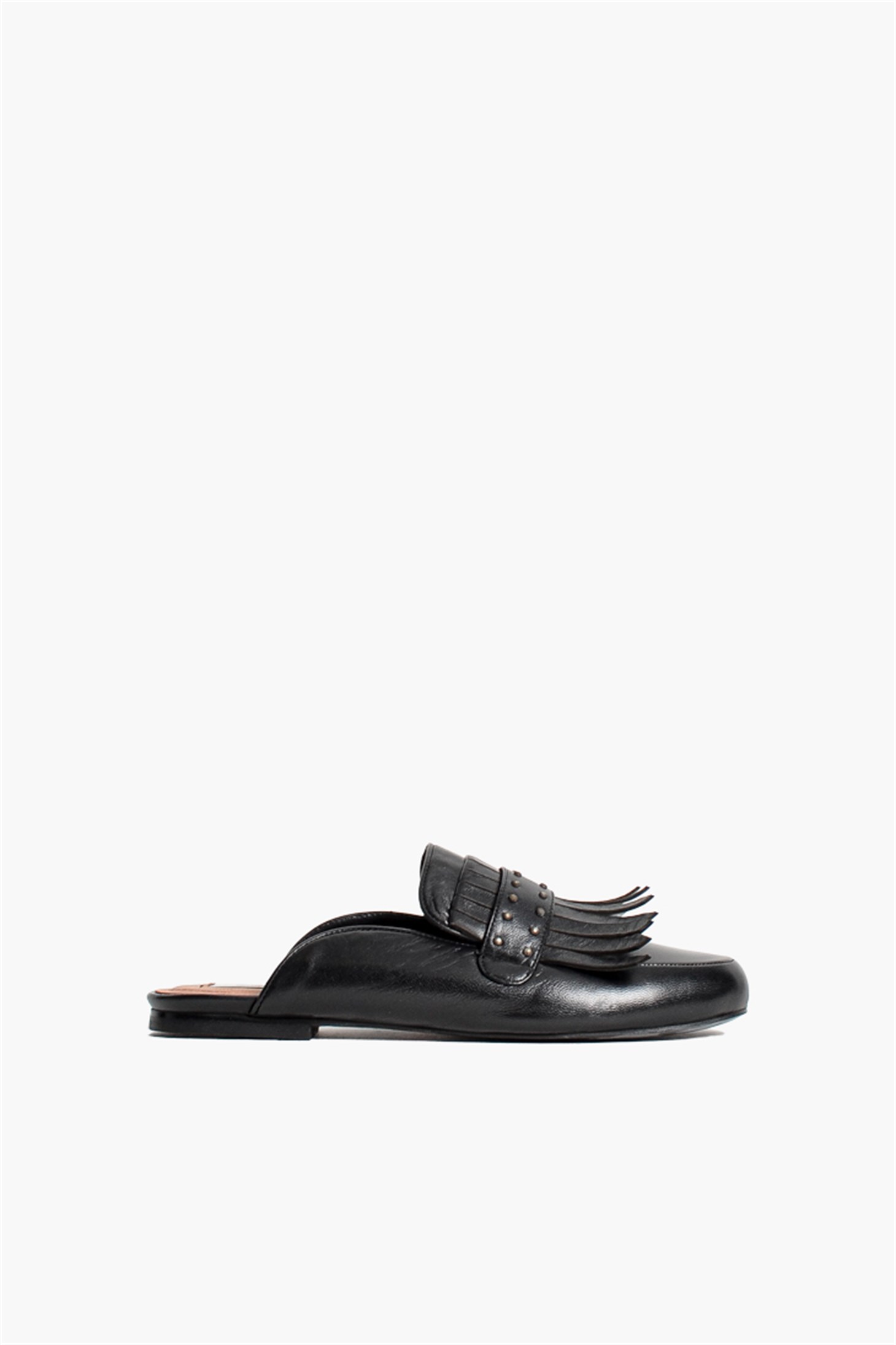 SHOES&MORETEDYYTEDYY - Siyah Deri - Terlik