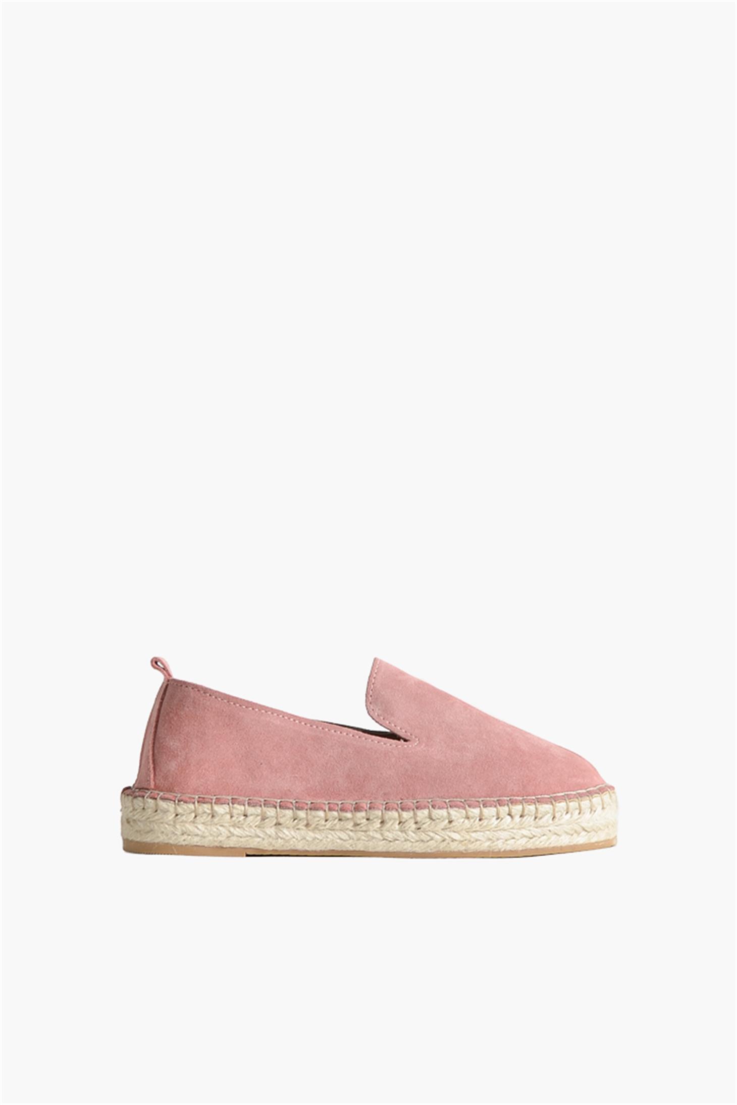 SHOES&MOREPETMYPETMY - Pembe Süet  - Espadril