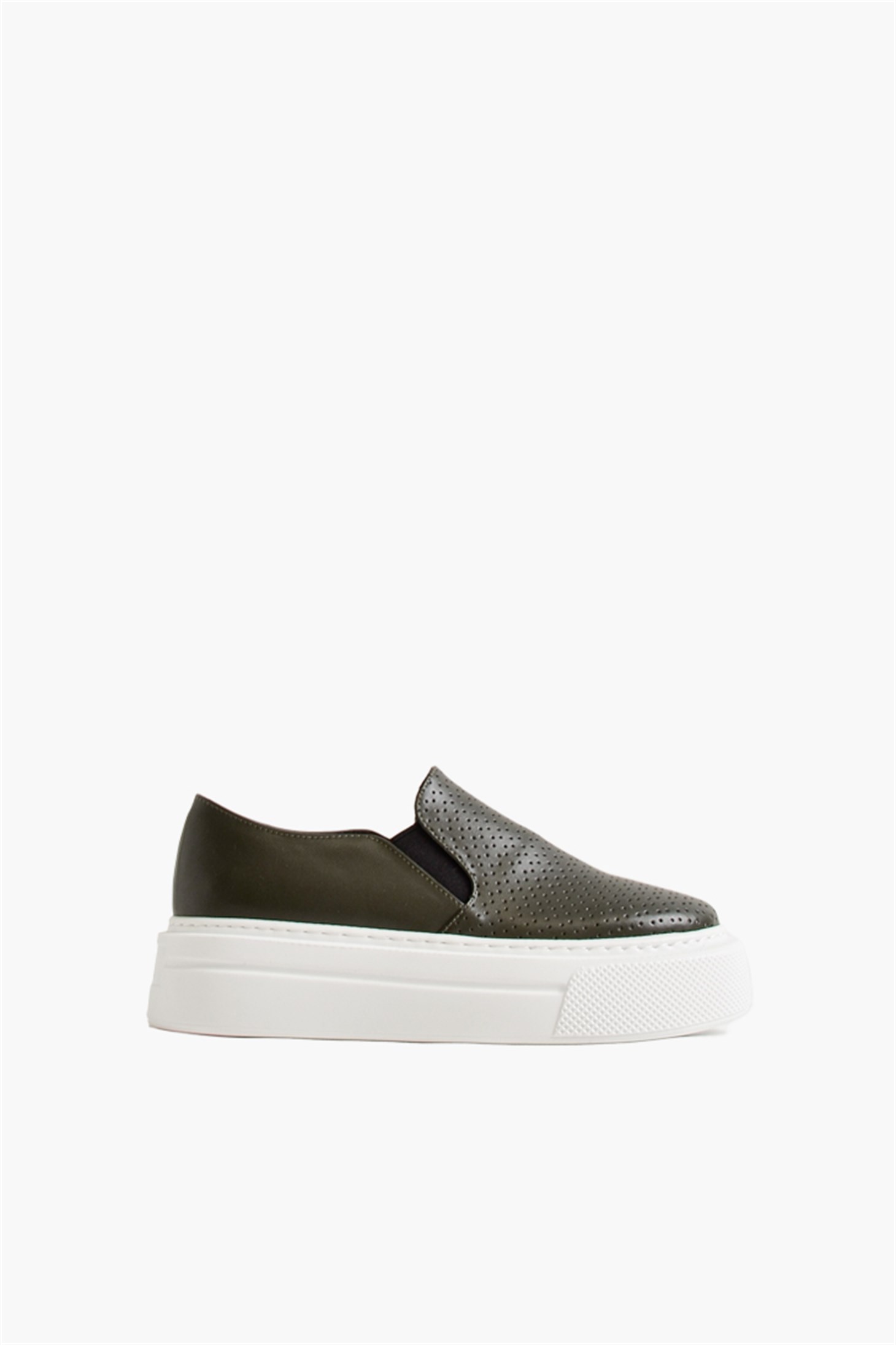 SHOES&MOREDELOTADELOTA - Haki Deri - Spor