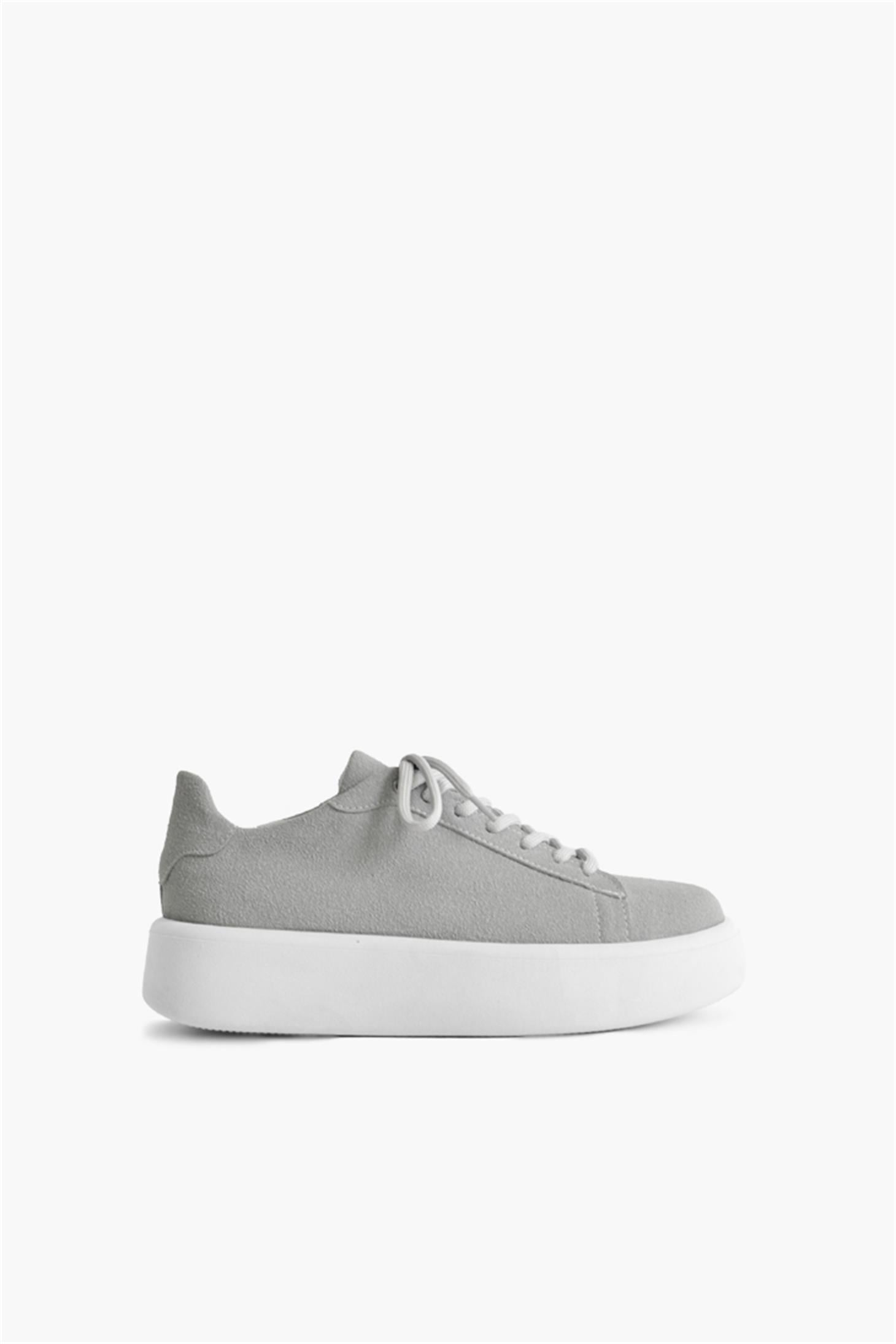 SHOES&MORESUSELASUSELA - Gri Süet - Spor