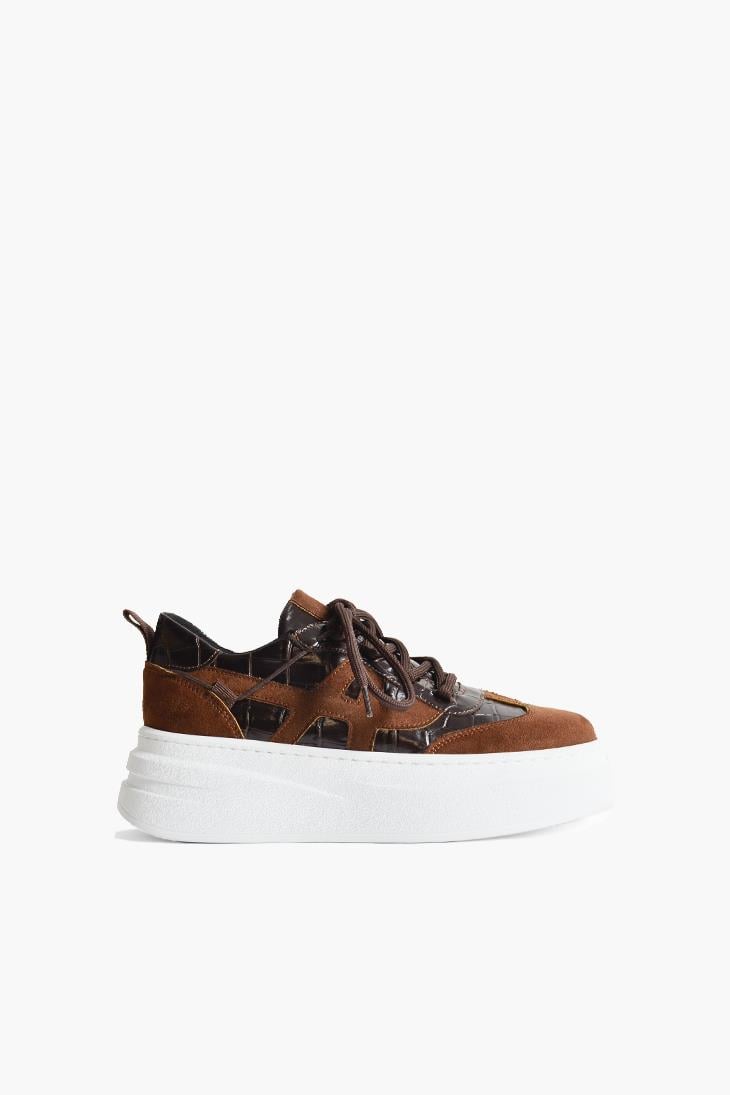 SHOES&MOREVANILAVANILA - Kahve Croco - Spor