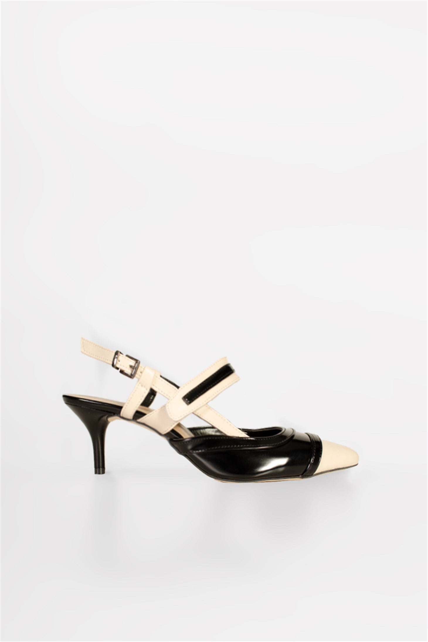 SHOES&MORECORFUCORFU - Siyah Multi - Kısa Topuklu