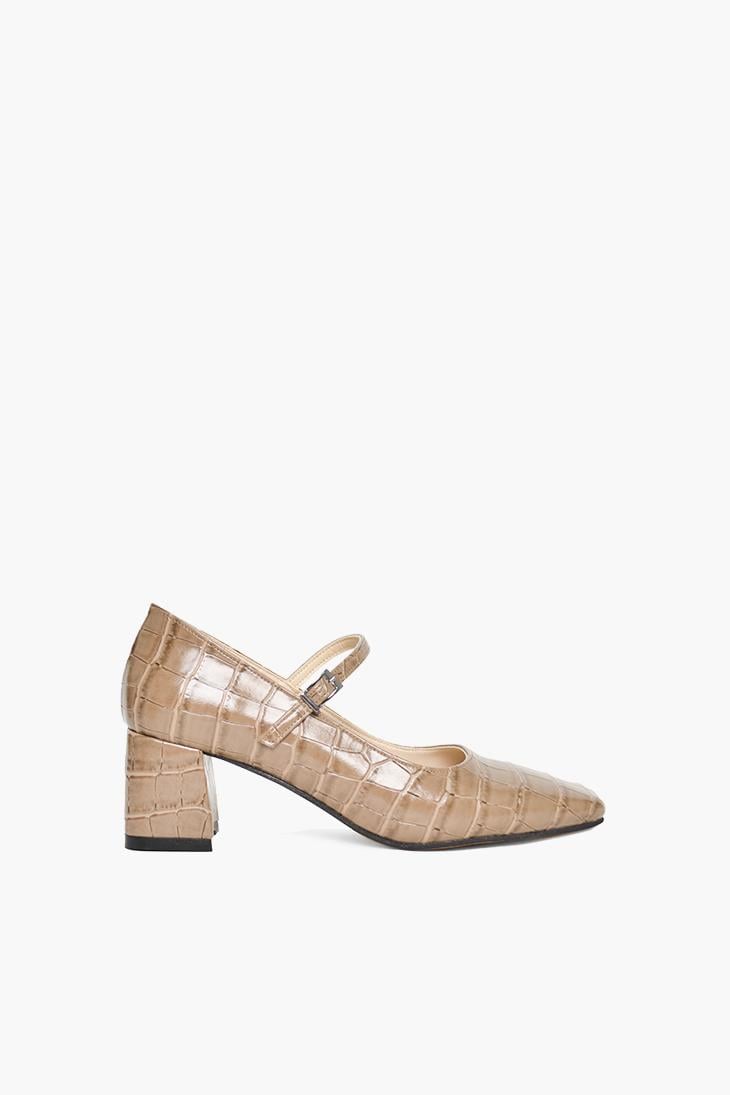 SHOES&MOREGIANNAGIANNA - Vizon Croco - Kısa Topuklu