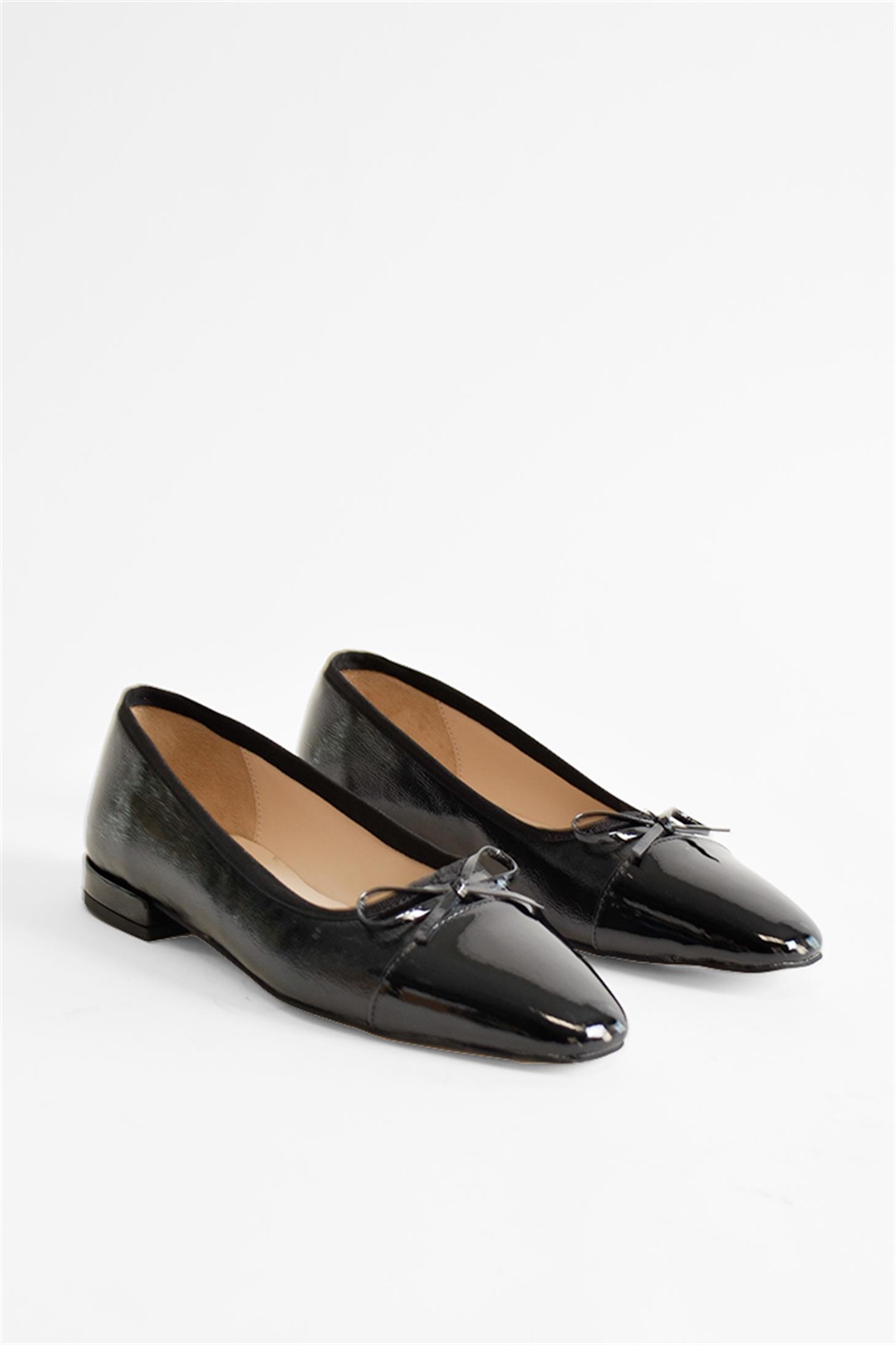 SHOES&MOREBELINNABELINNA - Siyah Rugan - Babet