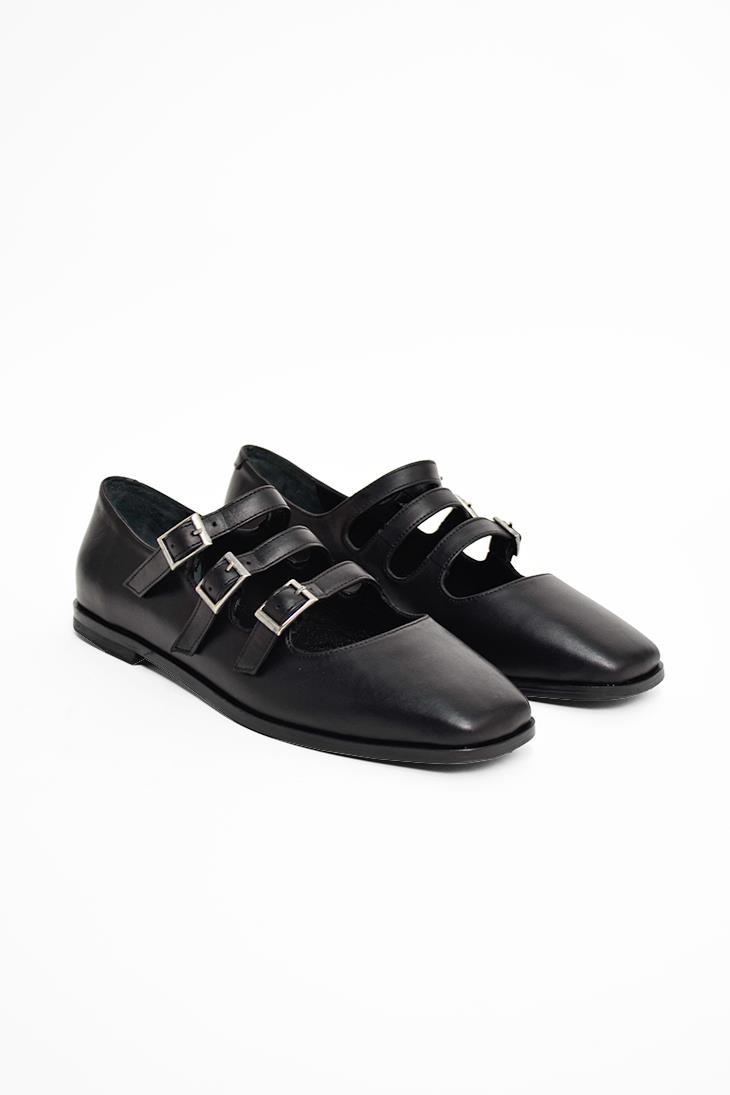 SHOES&MORECATALINACATALINA - Siyah Deri - Babet