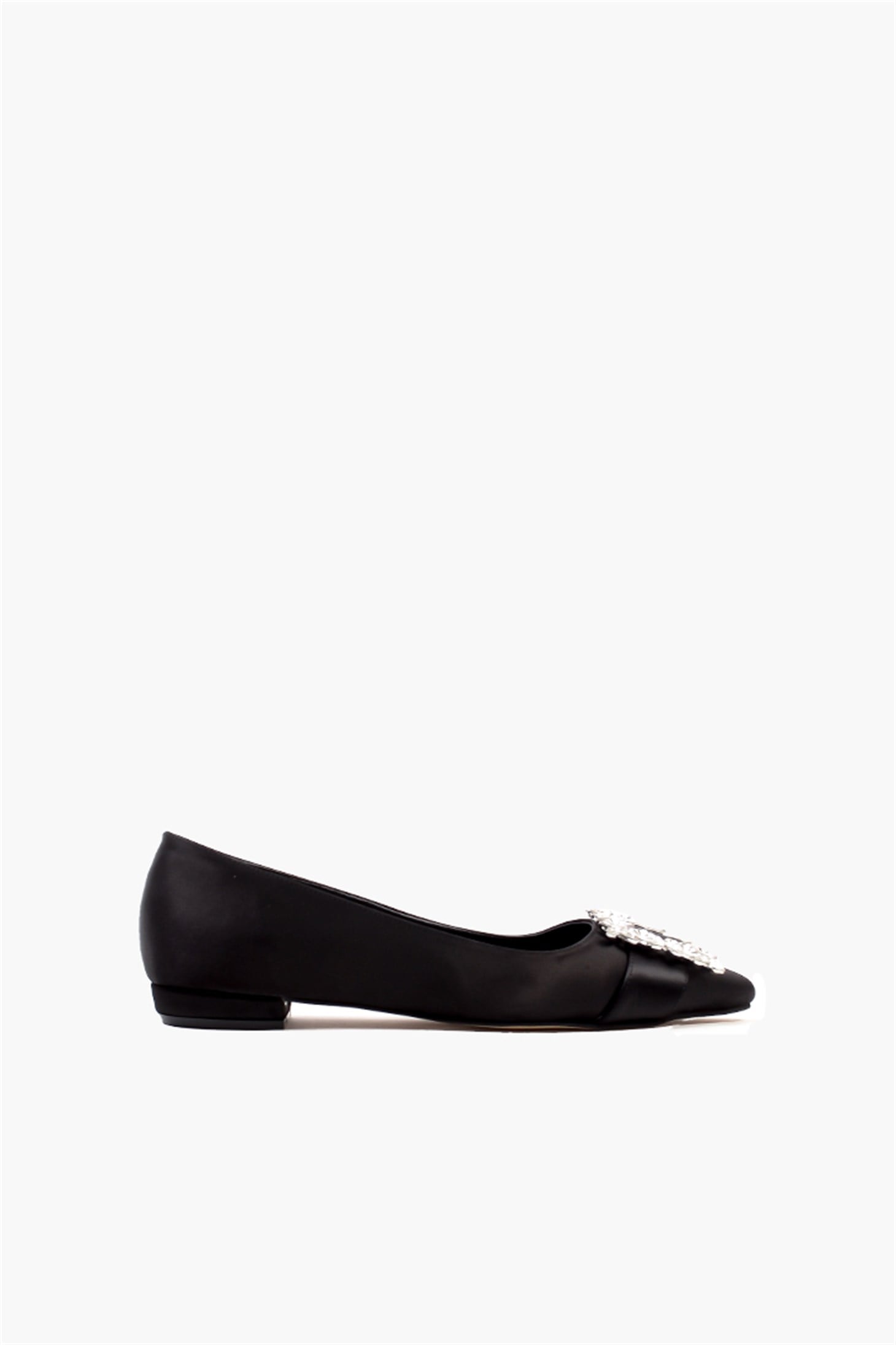 SHOES&MOREDEUPADEUPA - Siyah Saten  - Babet