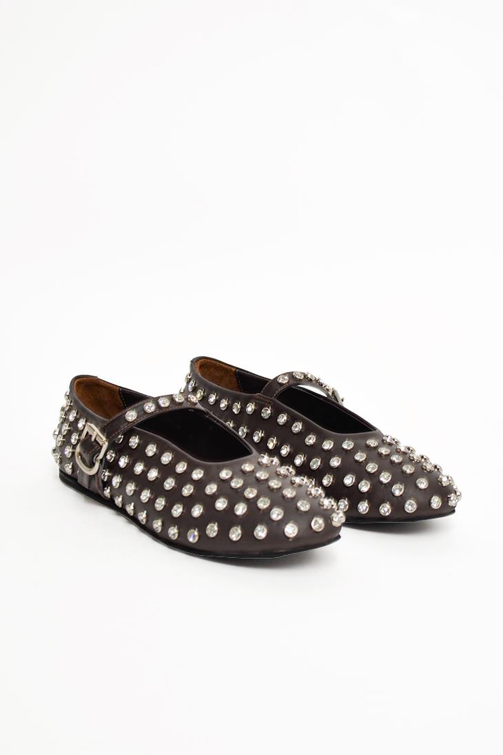 SHOES&MOREELROYYELROYY - Kahve Deri - Babet