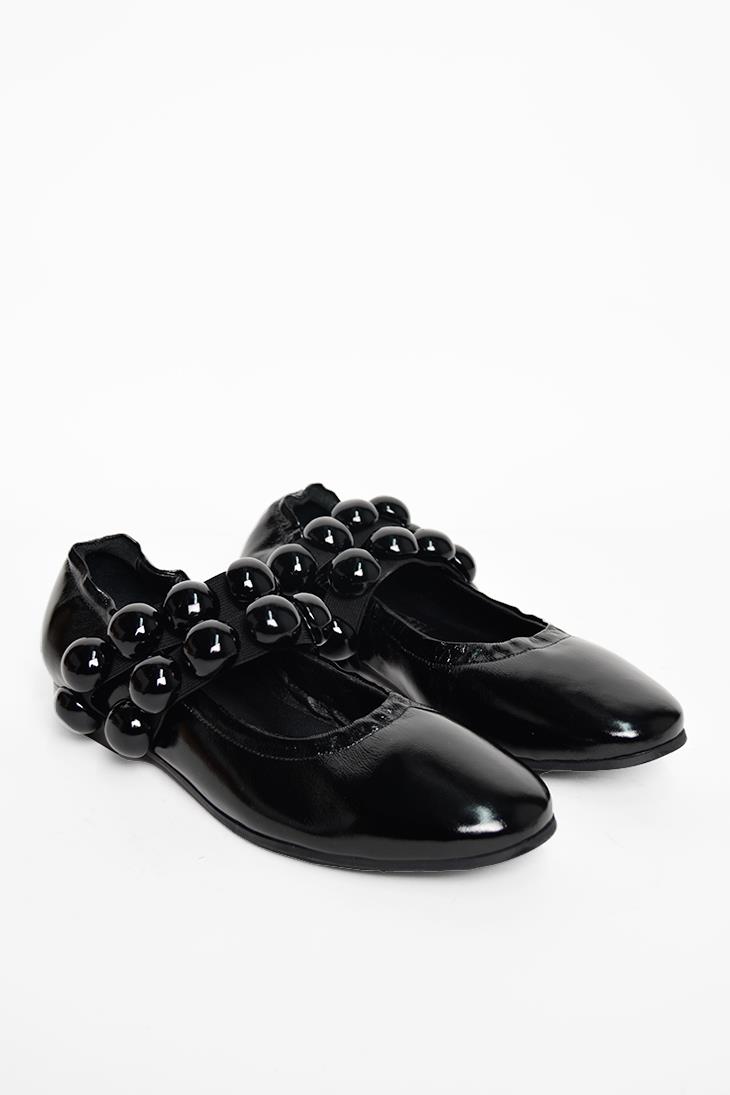 SHOES&MOREHEIDAHEIDA - Siyah Rugan - Babet