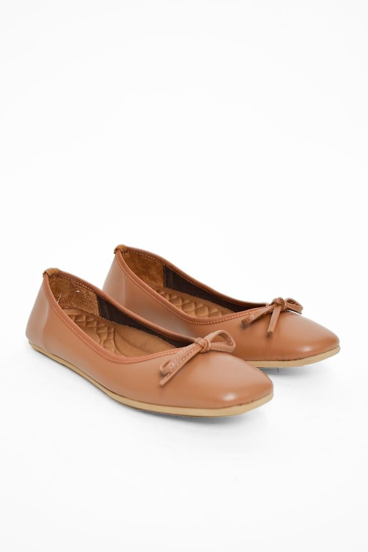 SHOES&MOREMARRYEMARRYE - Taba Deri - Babet