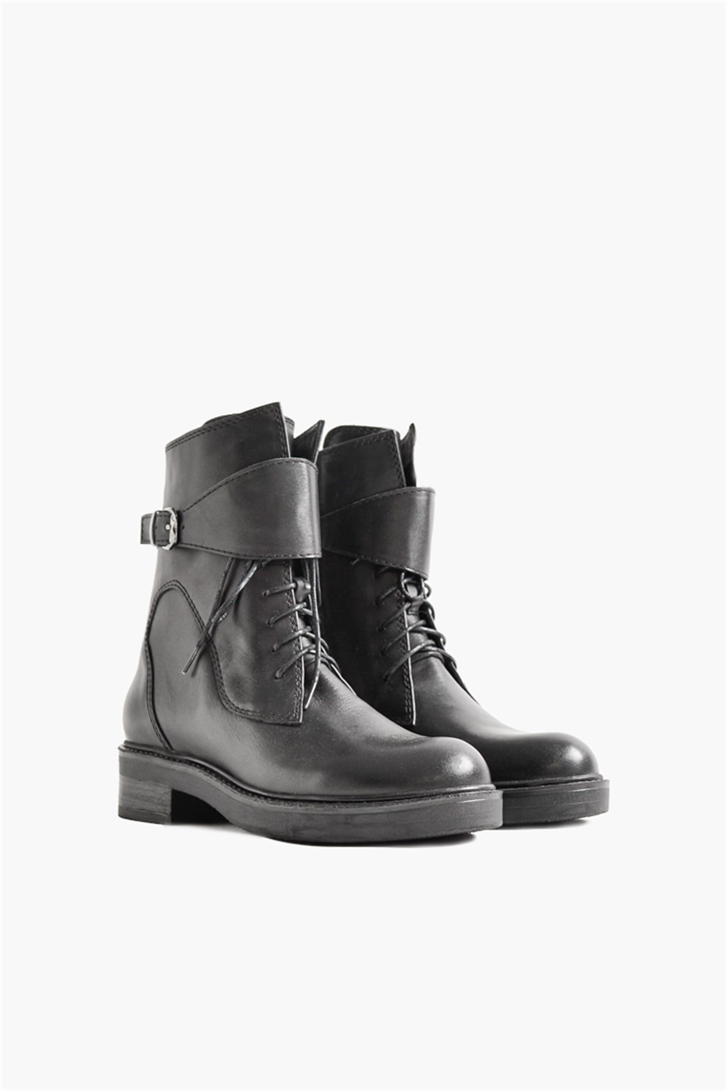 SHOES&MOREBASSEBASSE - Siyah Deri - Bot