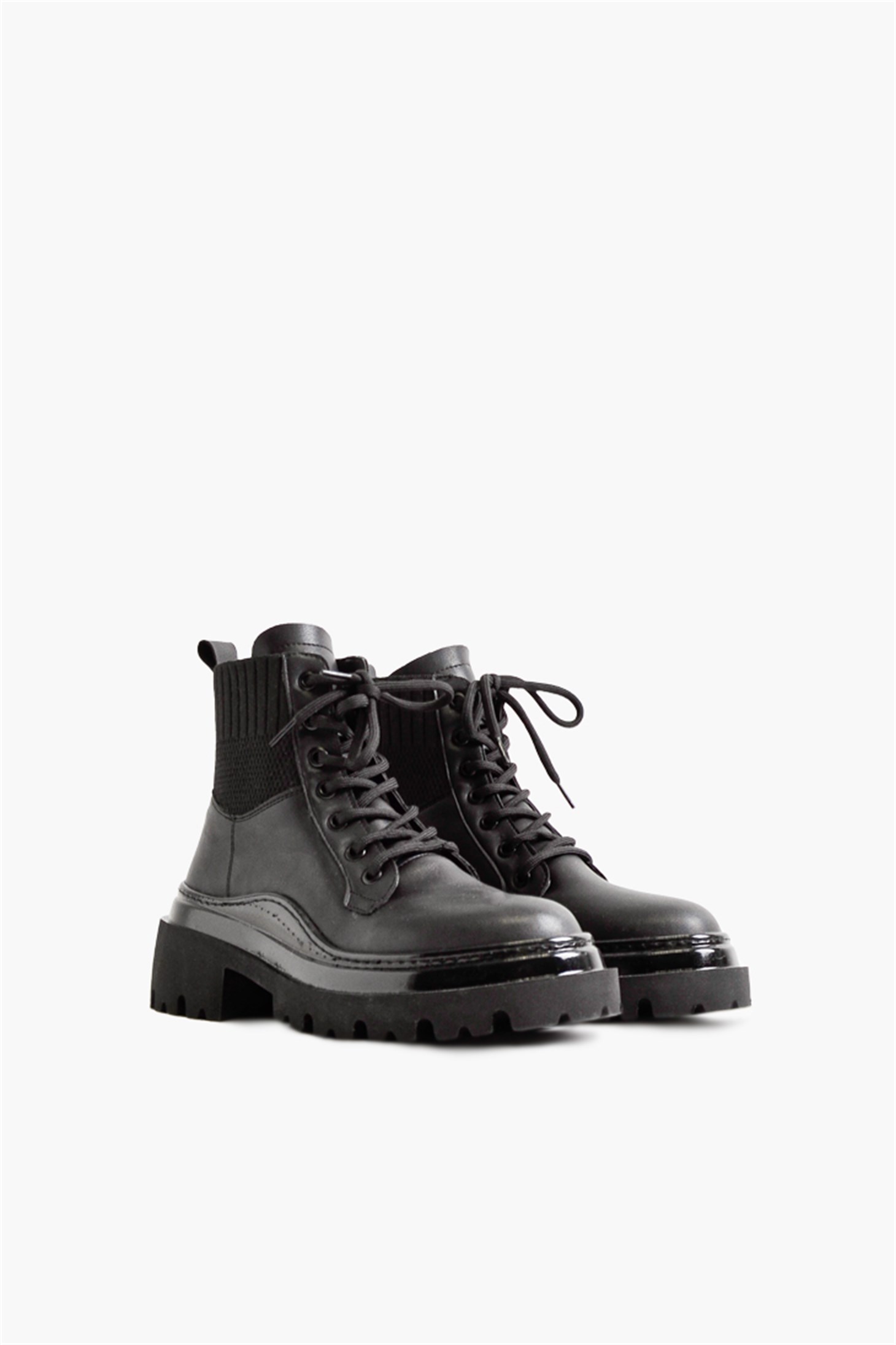 SHOES&MORECYMBACYMBA - Siyah Deri - Spor