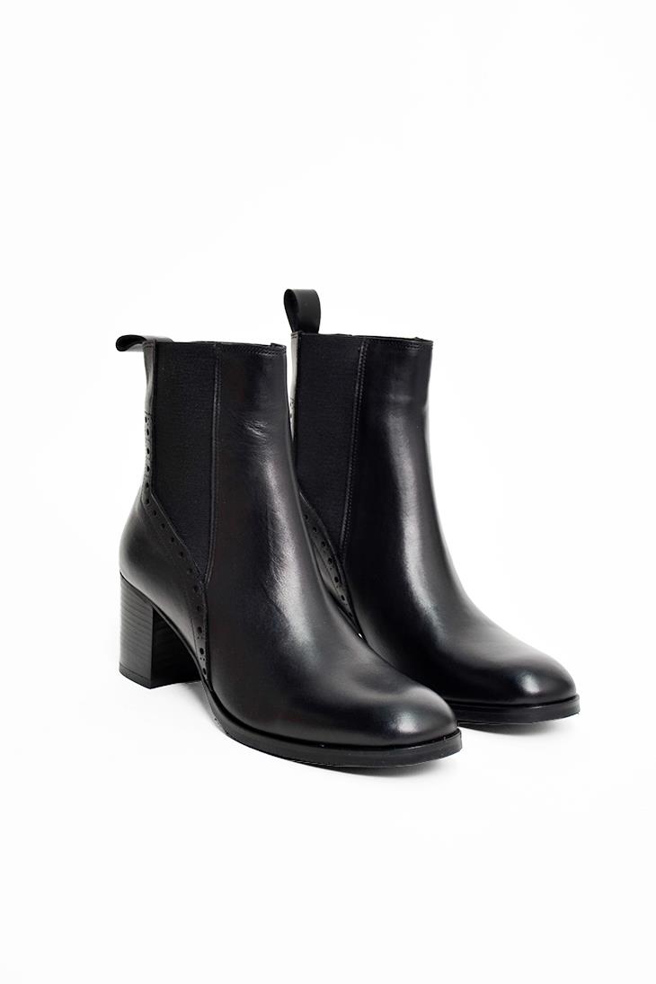 SHOES&MOREESMEAESMEA - Siyah Deri - Bot