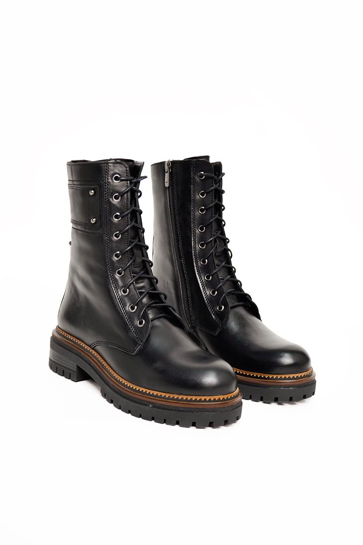 SHOES&MORELUENALUENA - Siyah Deri - Bot