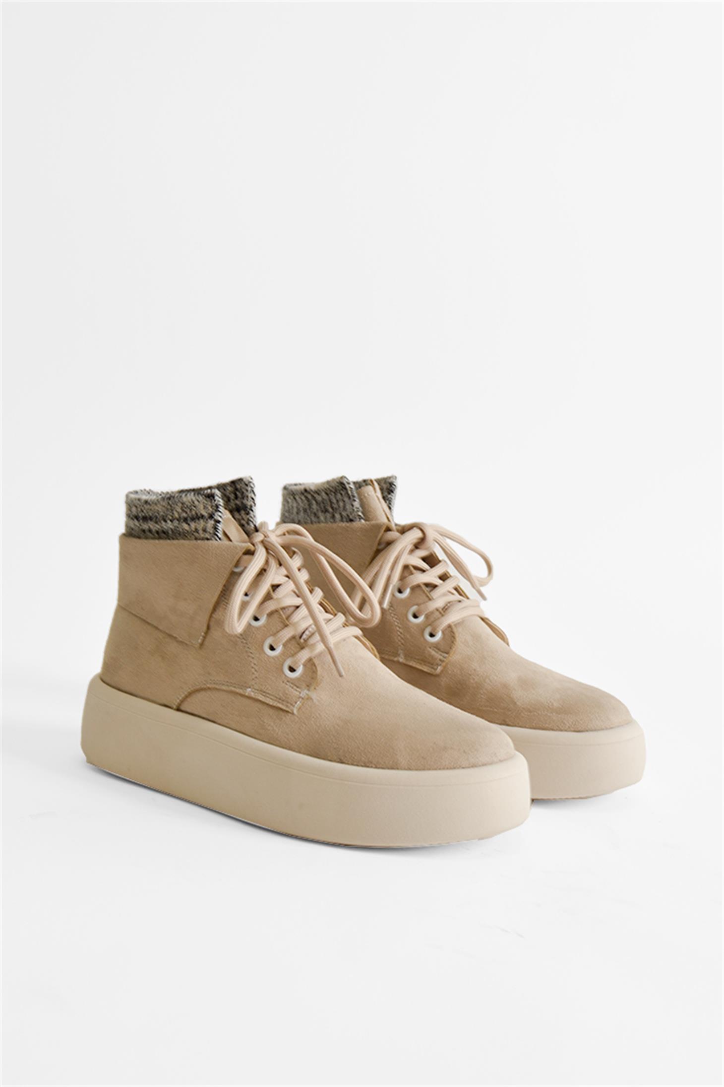 SHOES&MORELUMNALUMNA - Bej Suet - Bot