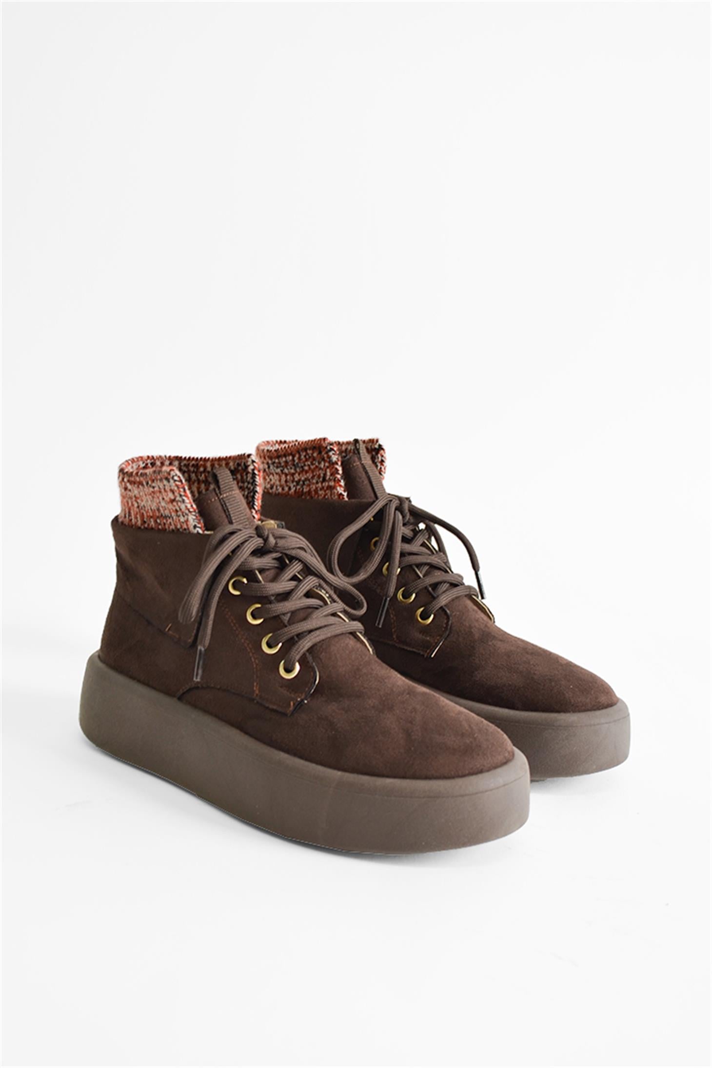 SHOES&MORELUMNALUMNA - Taba Süet - Bot