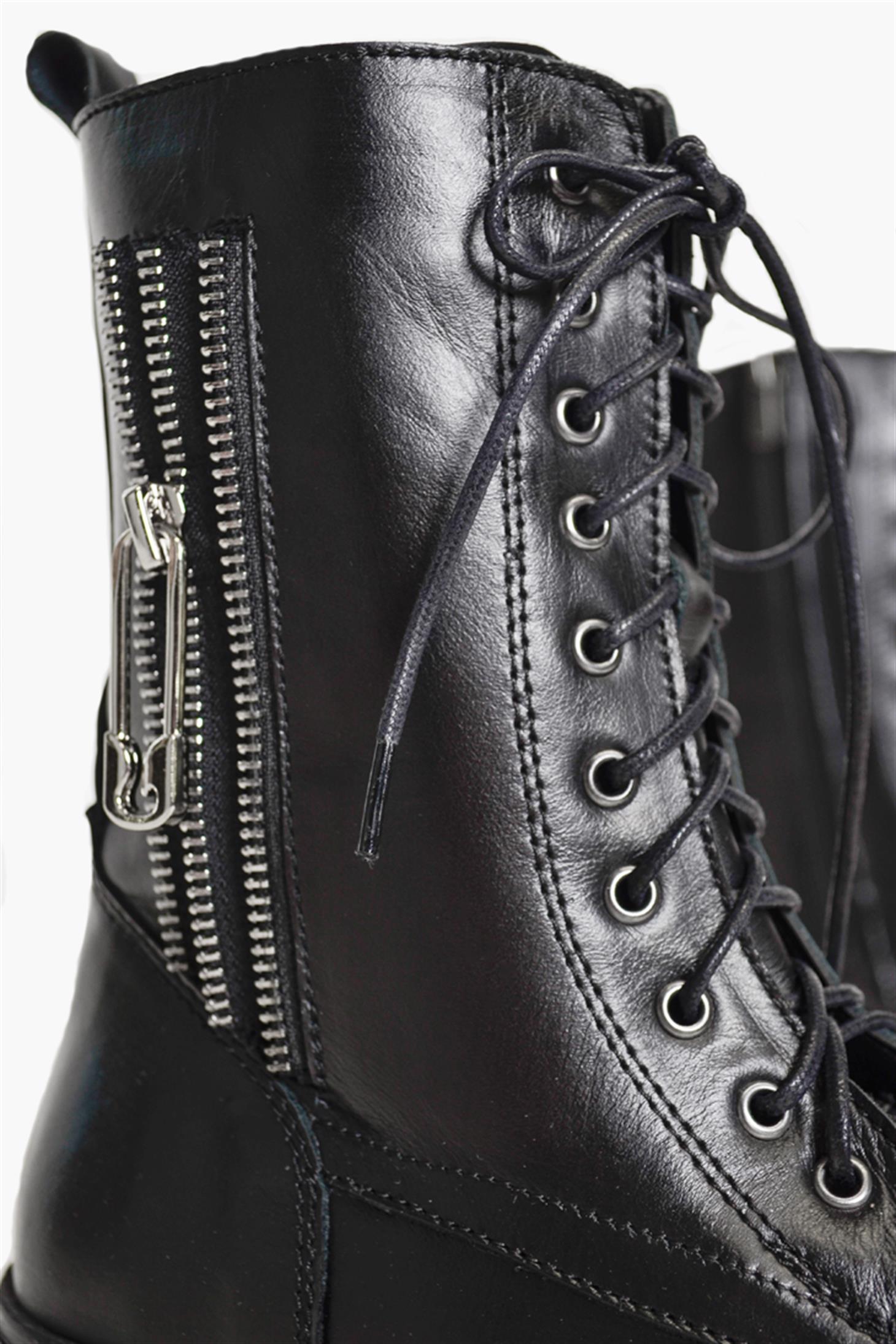 SHOES&MOREMONETTAMONETTA - Siyah Deri - Bot