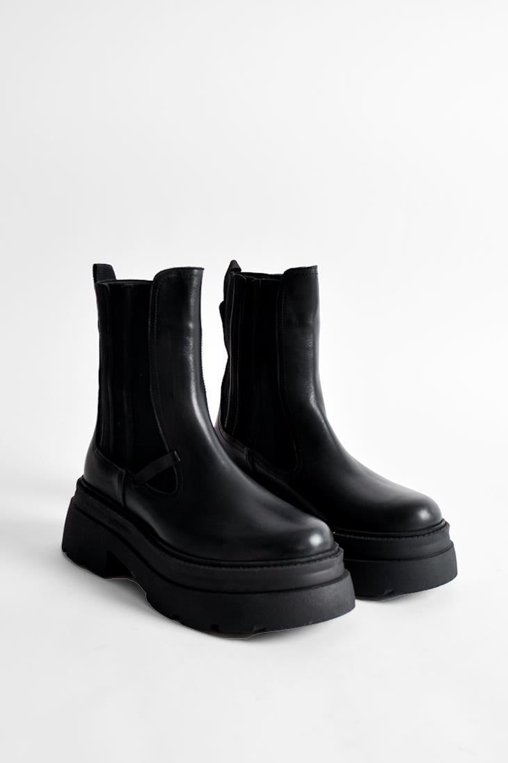 SHOES&MOREMONRAMONRA - Siyah Deri - Bot