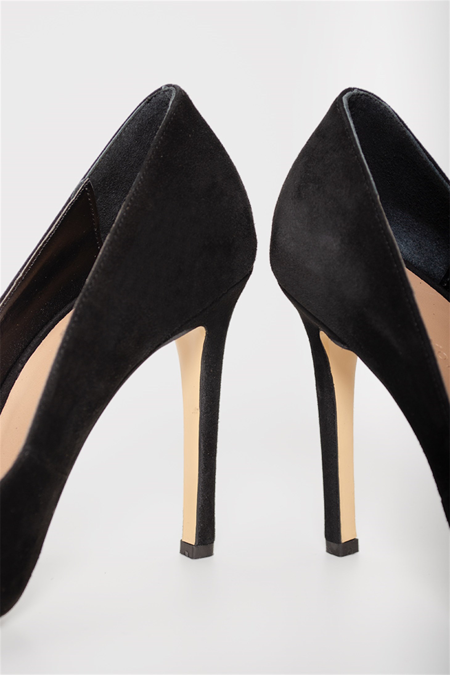 CLEOO - Siyah Süet - Topuklu