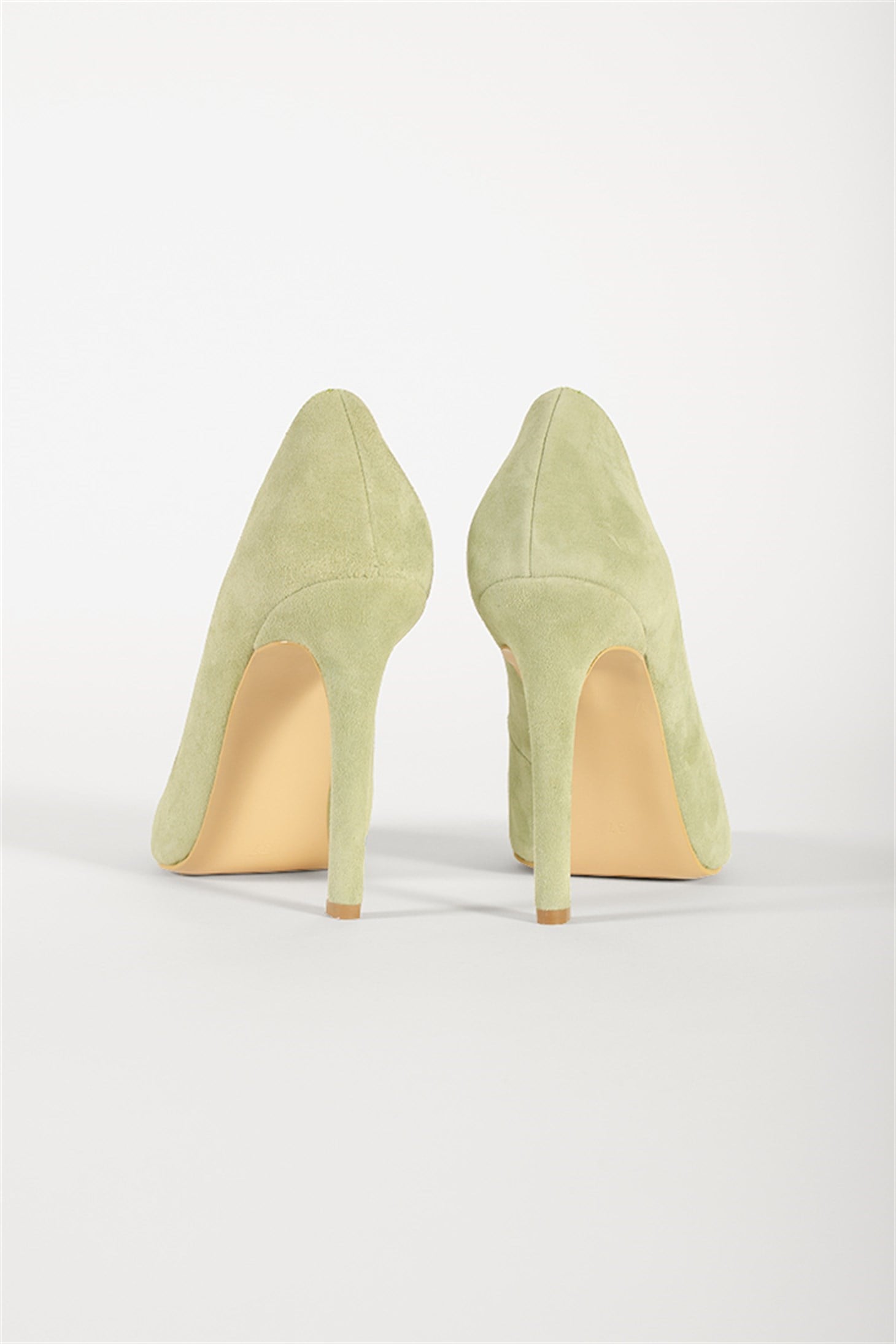 CLEOO - Yeşil Süet - Topuklu