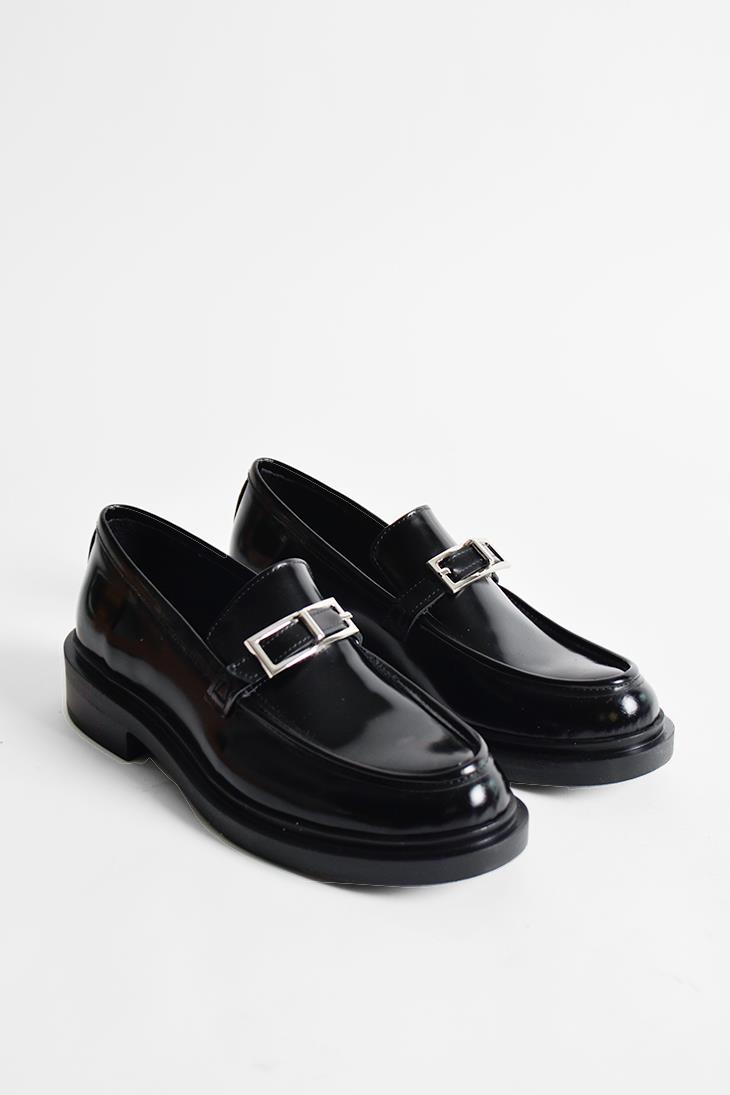 SHOES&MOREDEGASDEGAS - Siyah Deri - Loafer