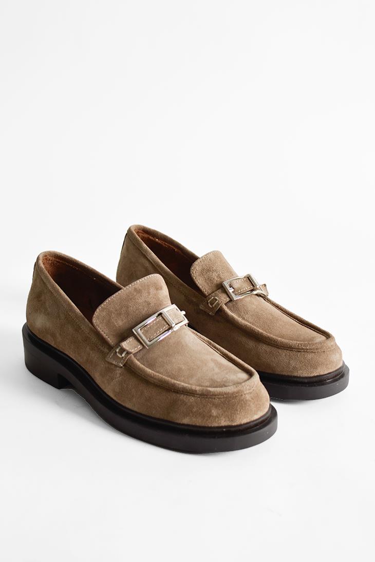 SHOES&MOREDEGASDEGAS - Vizon Süet - Loafer