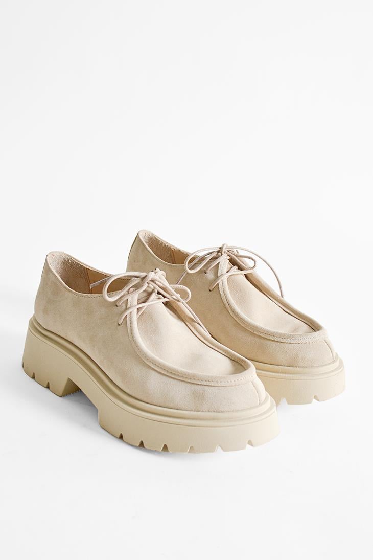 SHOES&MORESALENSALEN - Bej Süet - Loafer