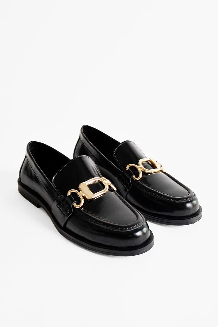 SHOES&MOREUSSLAUSSLA - Siyah Açma Deri - Loafer