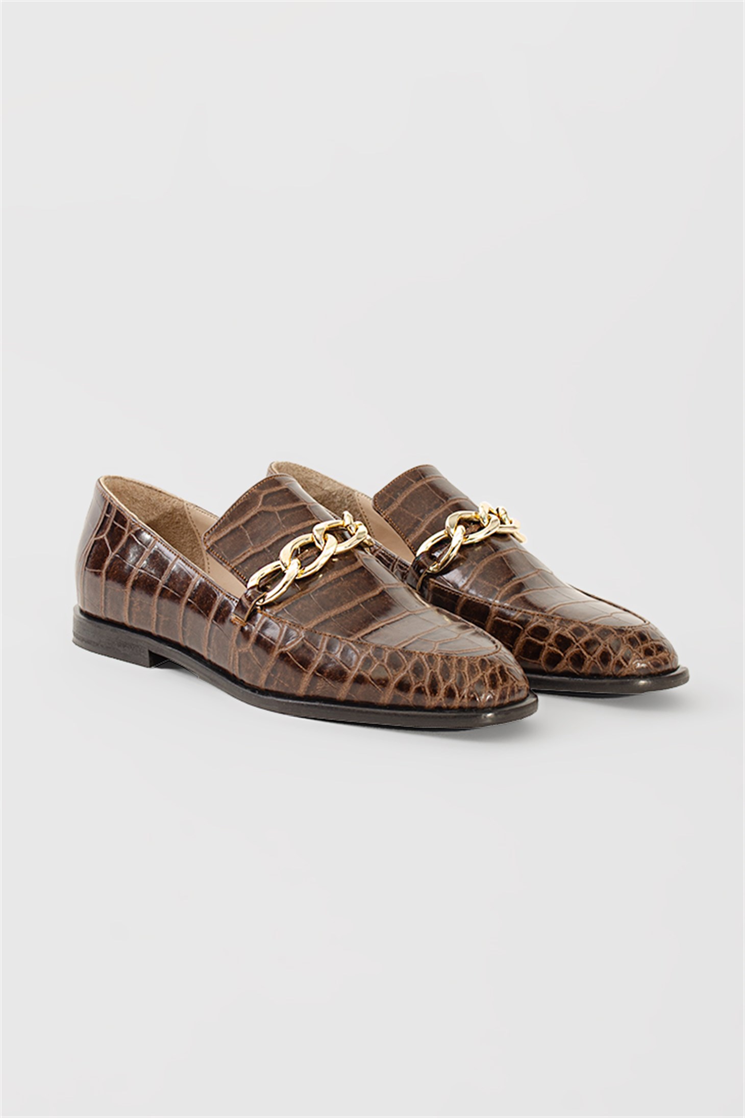 LOFFEX - Kahve Croco - Loafer