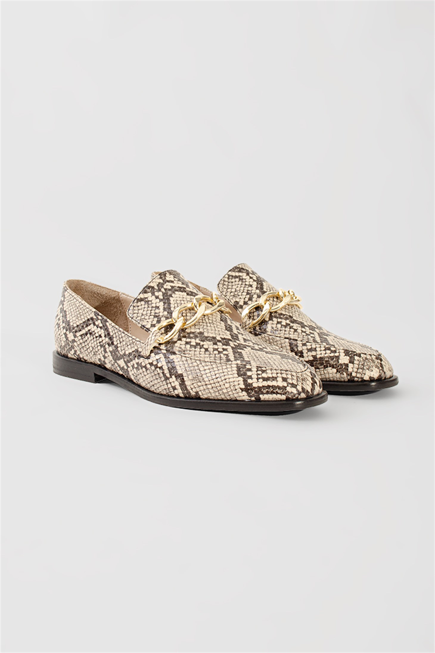 LOFFEX - Naturel Yılan - Loafer