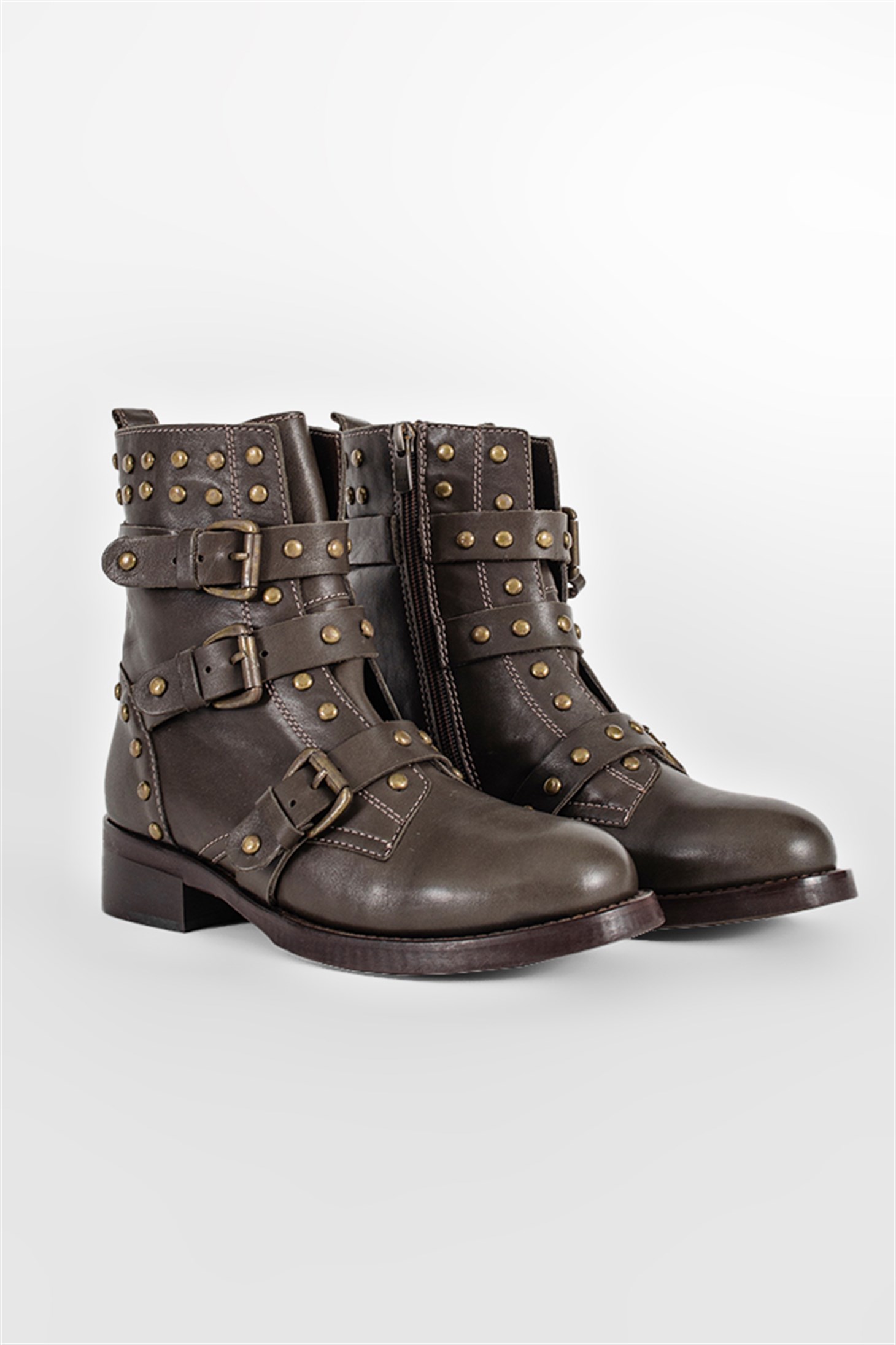 NEW KIMX - Kahve Deri - Bot