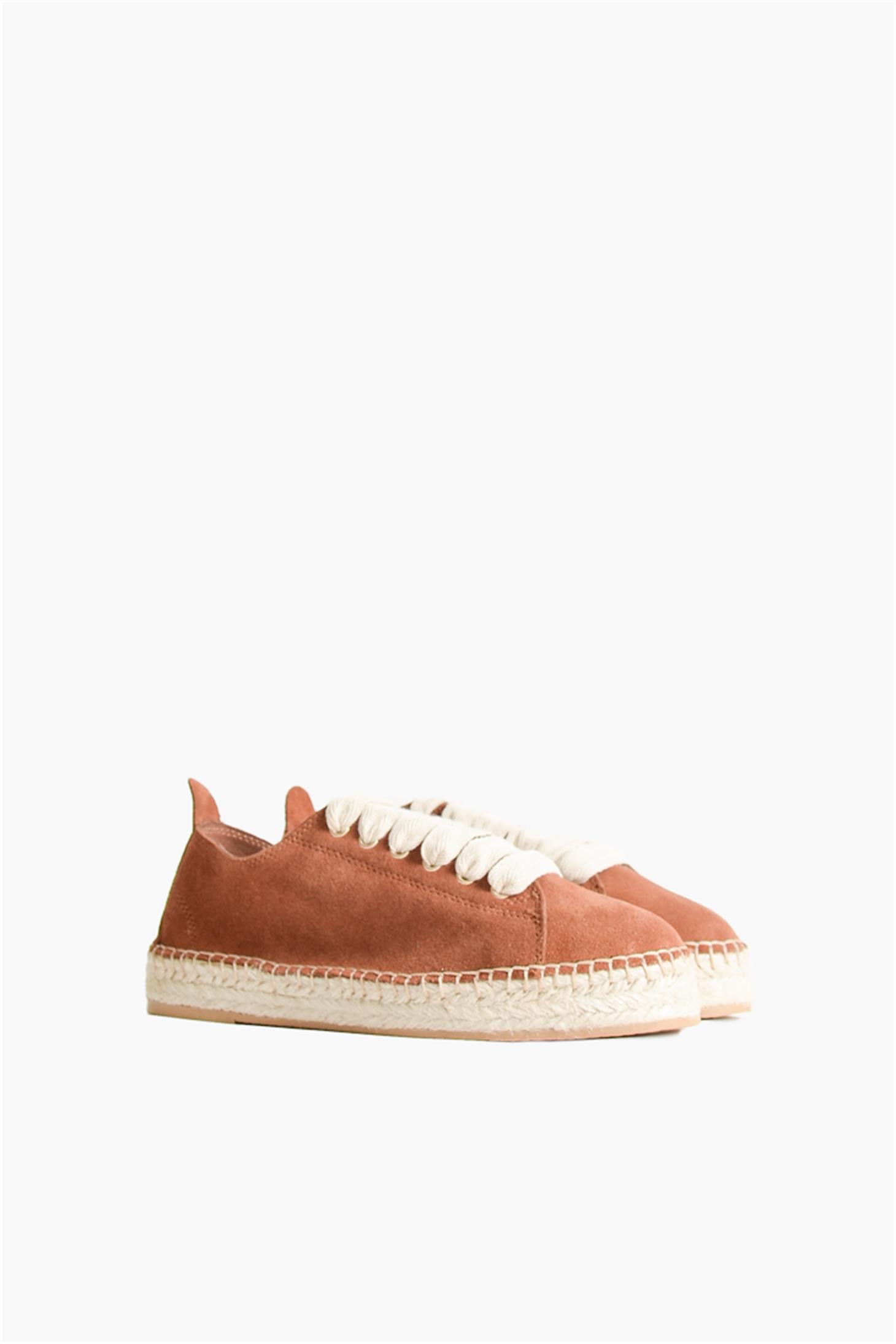 SHOES&MORELOLLIALOLLIA - Taba Süet - ESPADRİL