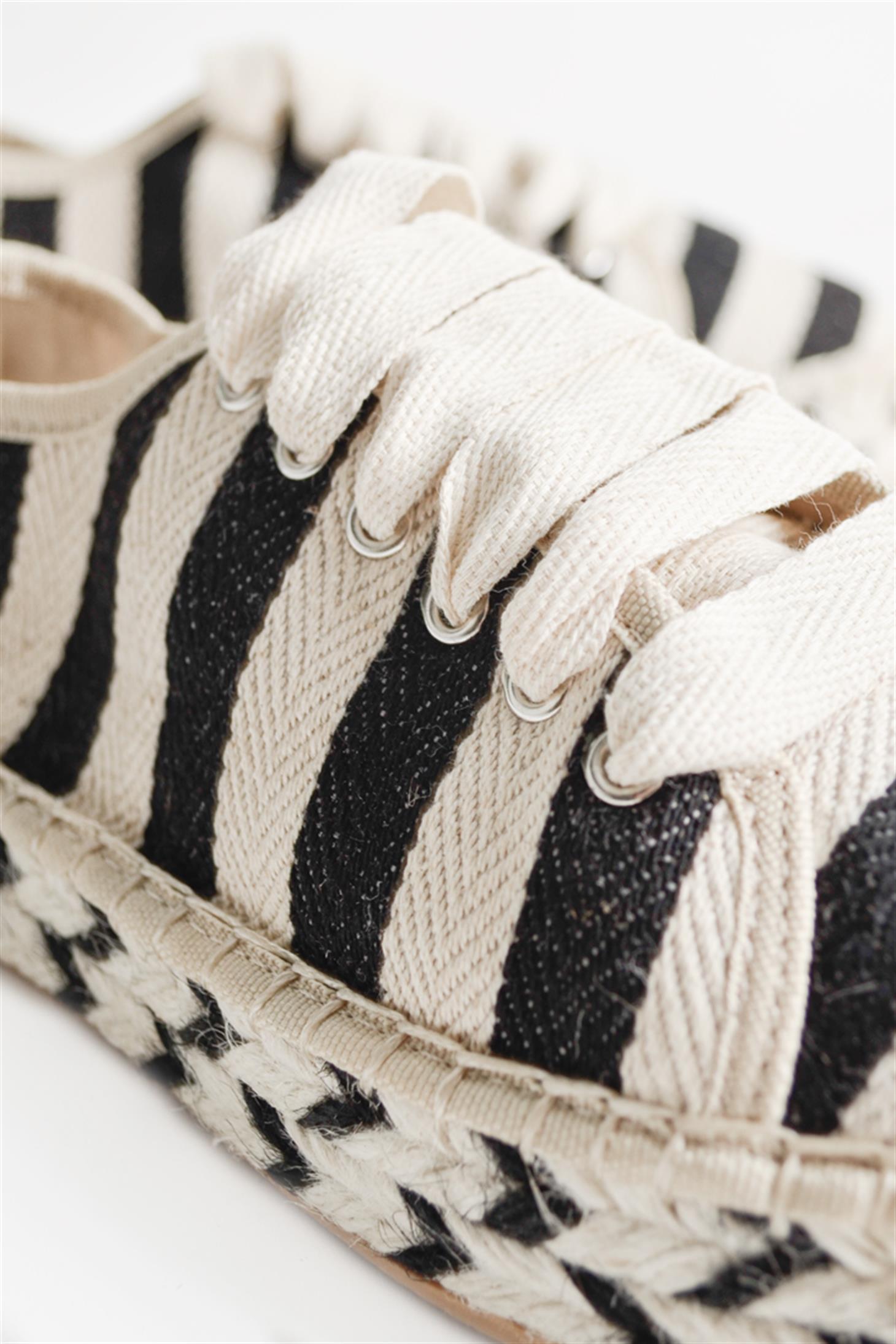 SHOES&MOREOLFEAOLFEA - Siyah Beyaz - Espadril