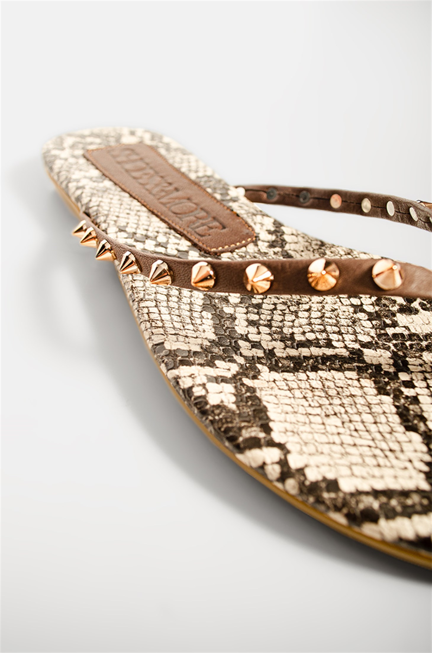 SLOPS - Naturel Yılan - Terlik