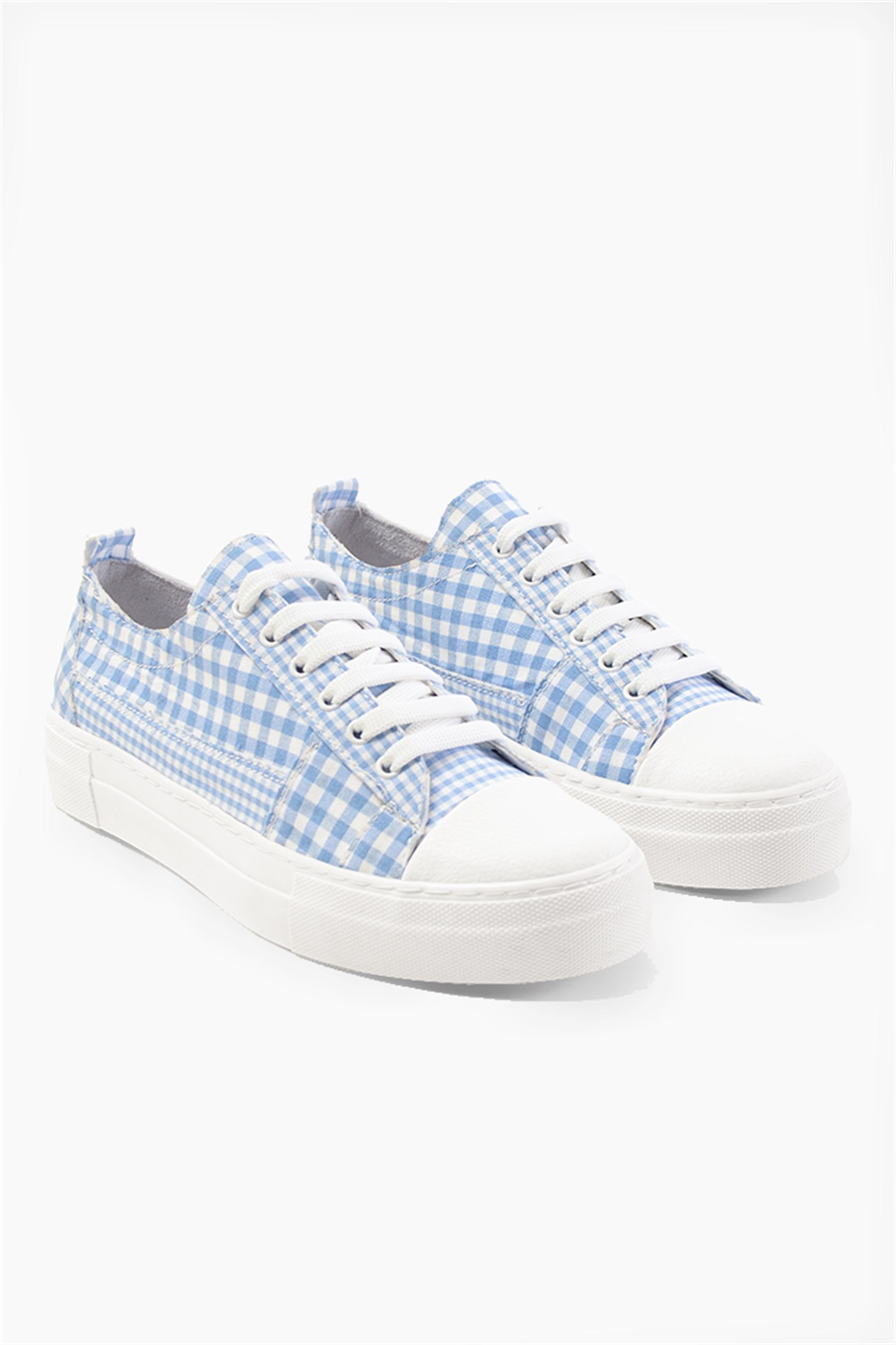 SHOES&MOREMISABELMISABEL - Mavi Ekose - Spor
