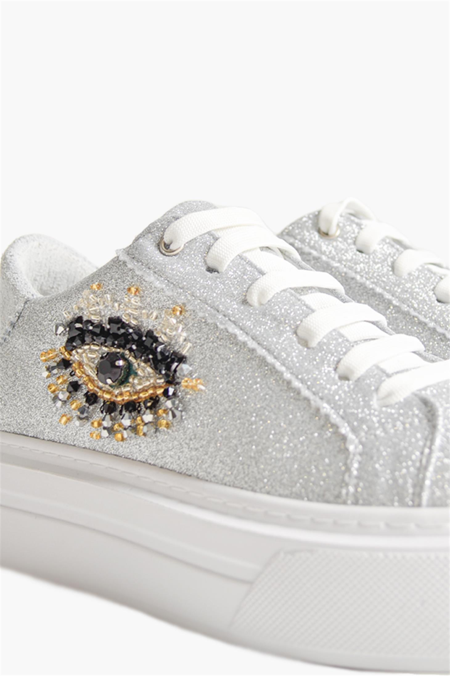 SHOES&MORENEW SELENAANEW SELENAA - Gümüş Glitter - Spor