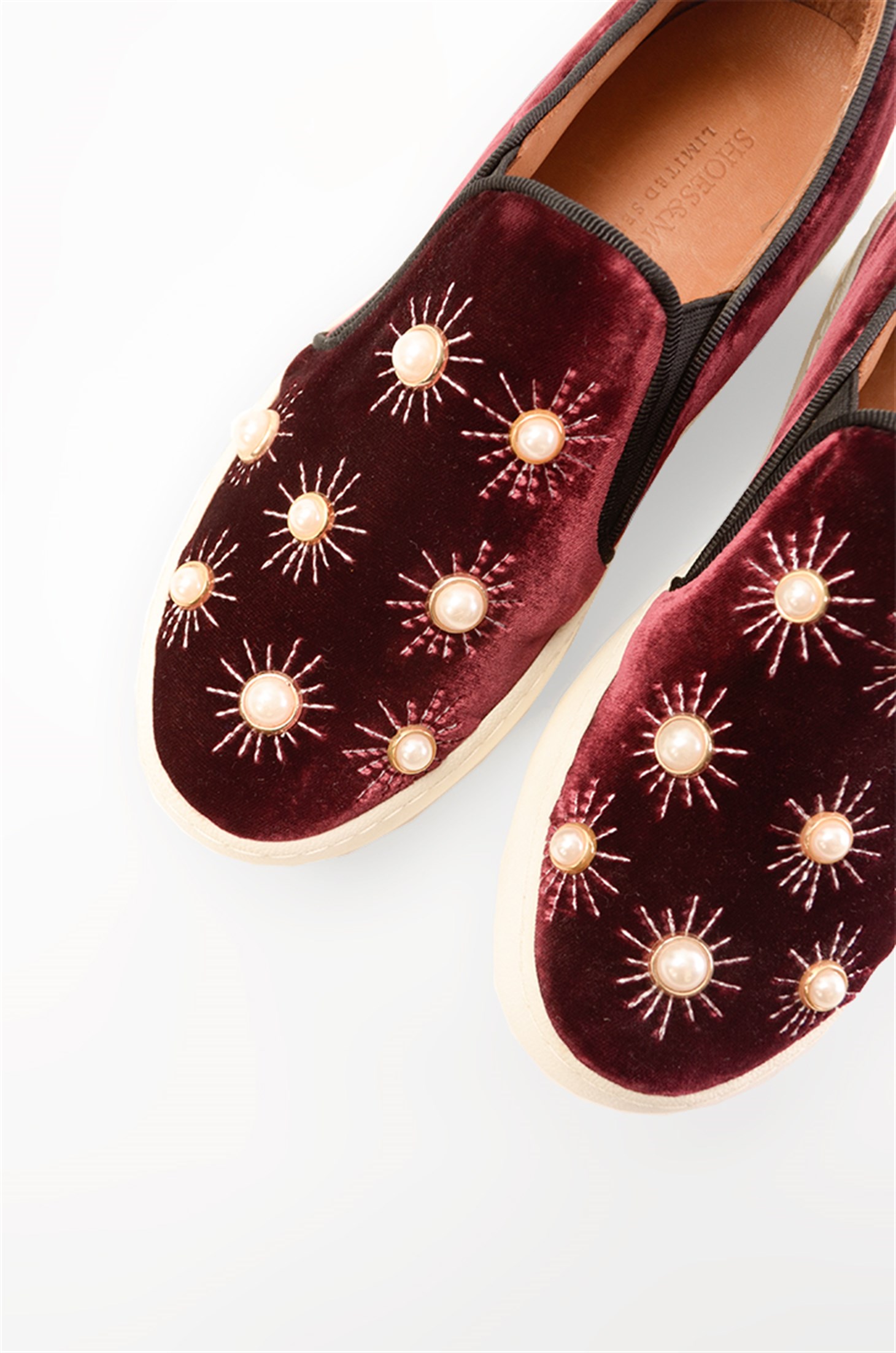 SHOES&MORETESSTESS - Bordo Kadife - Spor