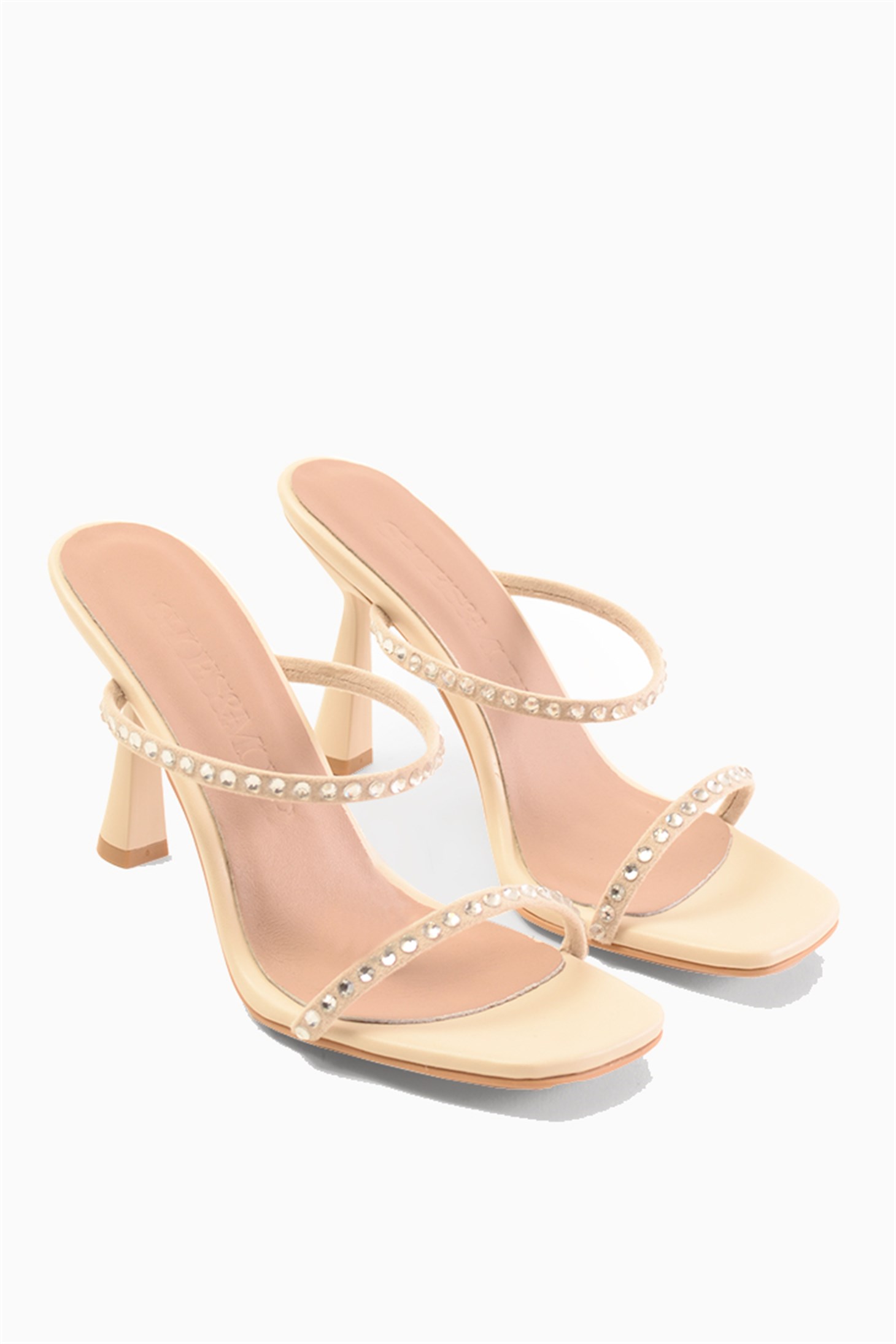 SHOES&MOREARDENAARDENA - Bej - Topuklu Sandalet
