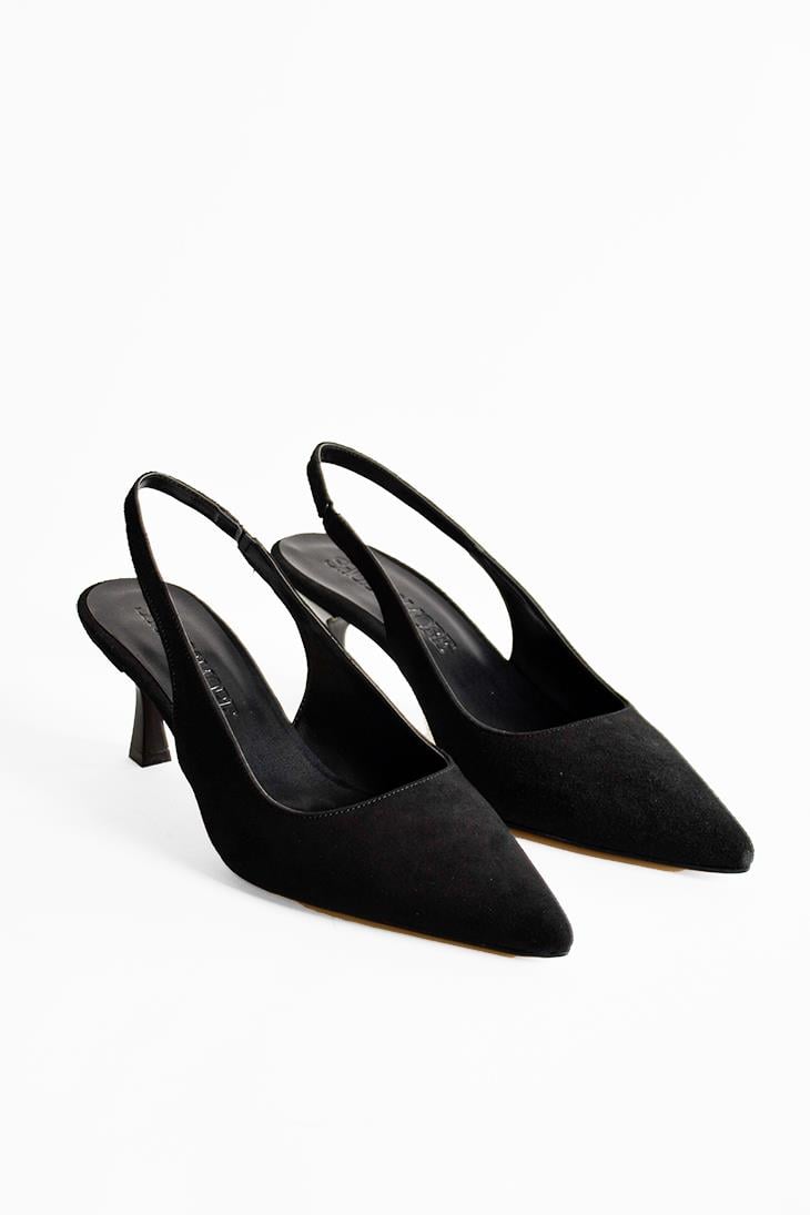 SHOES&MOREOLEPLAOLEPLA - Siyah Süet  - Topuklu