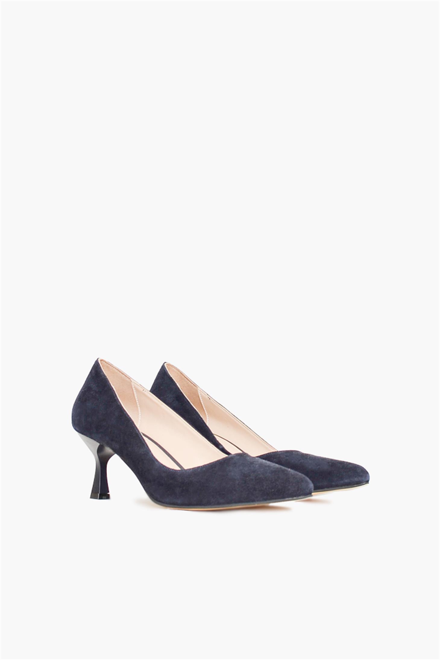 SHOES&MORESELINDASELINDA - Lacivert Süet - Topuklu