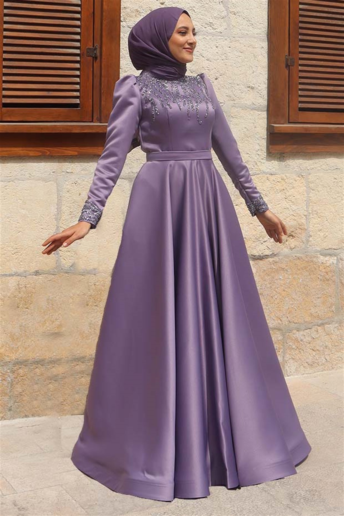 4454 - Hennin Abiye Elbise Modelleri