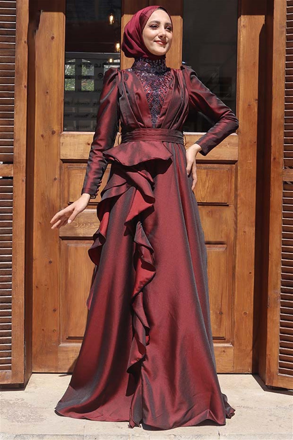4465 - Hennin Abiye Elbise Modelleri