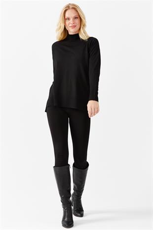 22305 DESEN KAZAK TLL REGLAN KOL YIRTMAÇLI YB BASİC